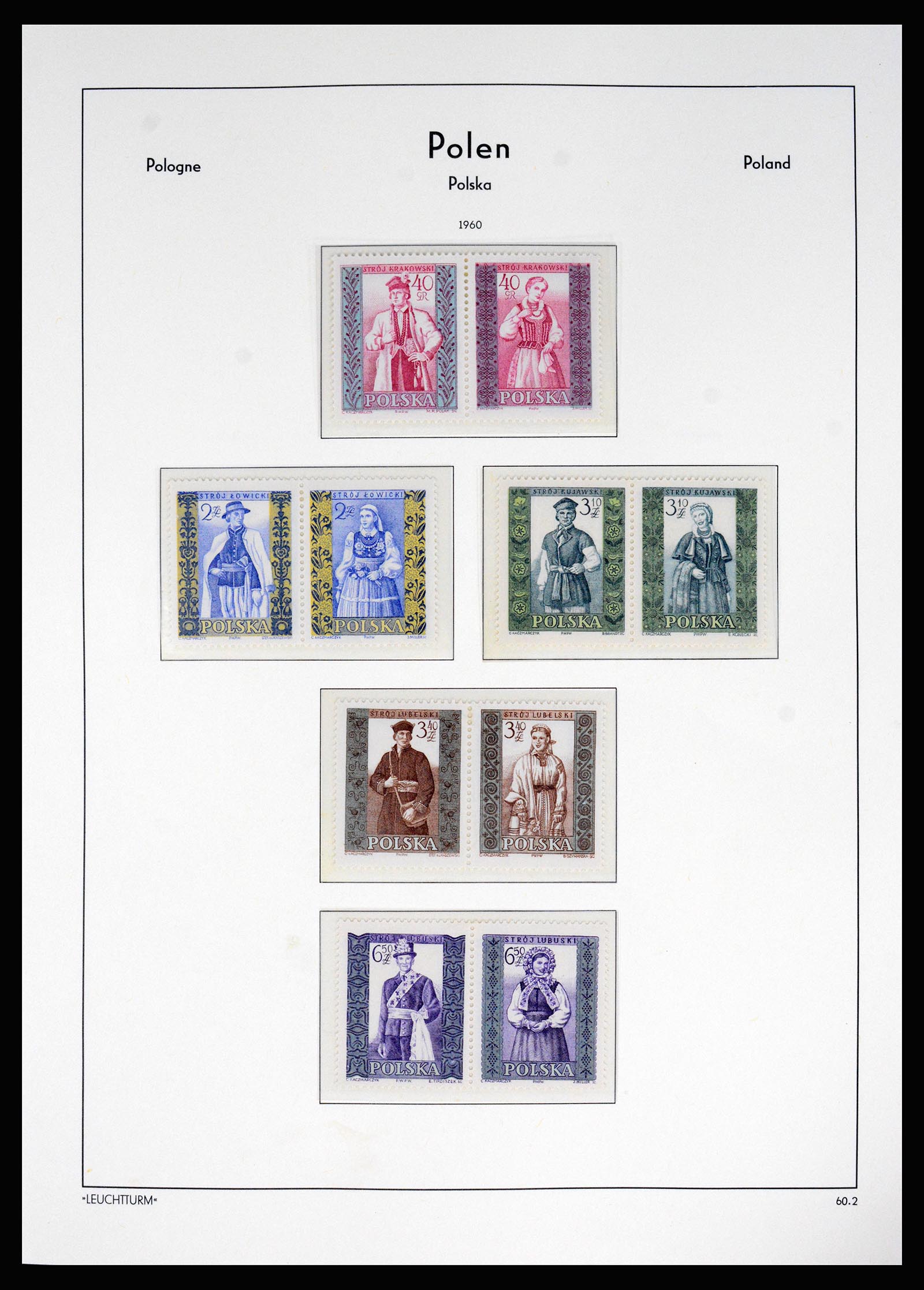 37168 077 - Postzegelverzameling 37168 Polen 1918-1988.
