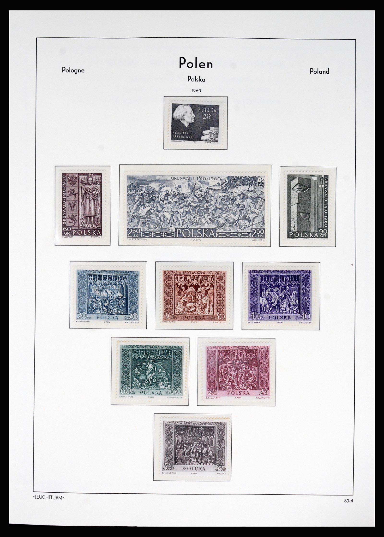 37168 081 - Postzegelverzameling 37168 Polen 1918-1988.