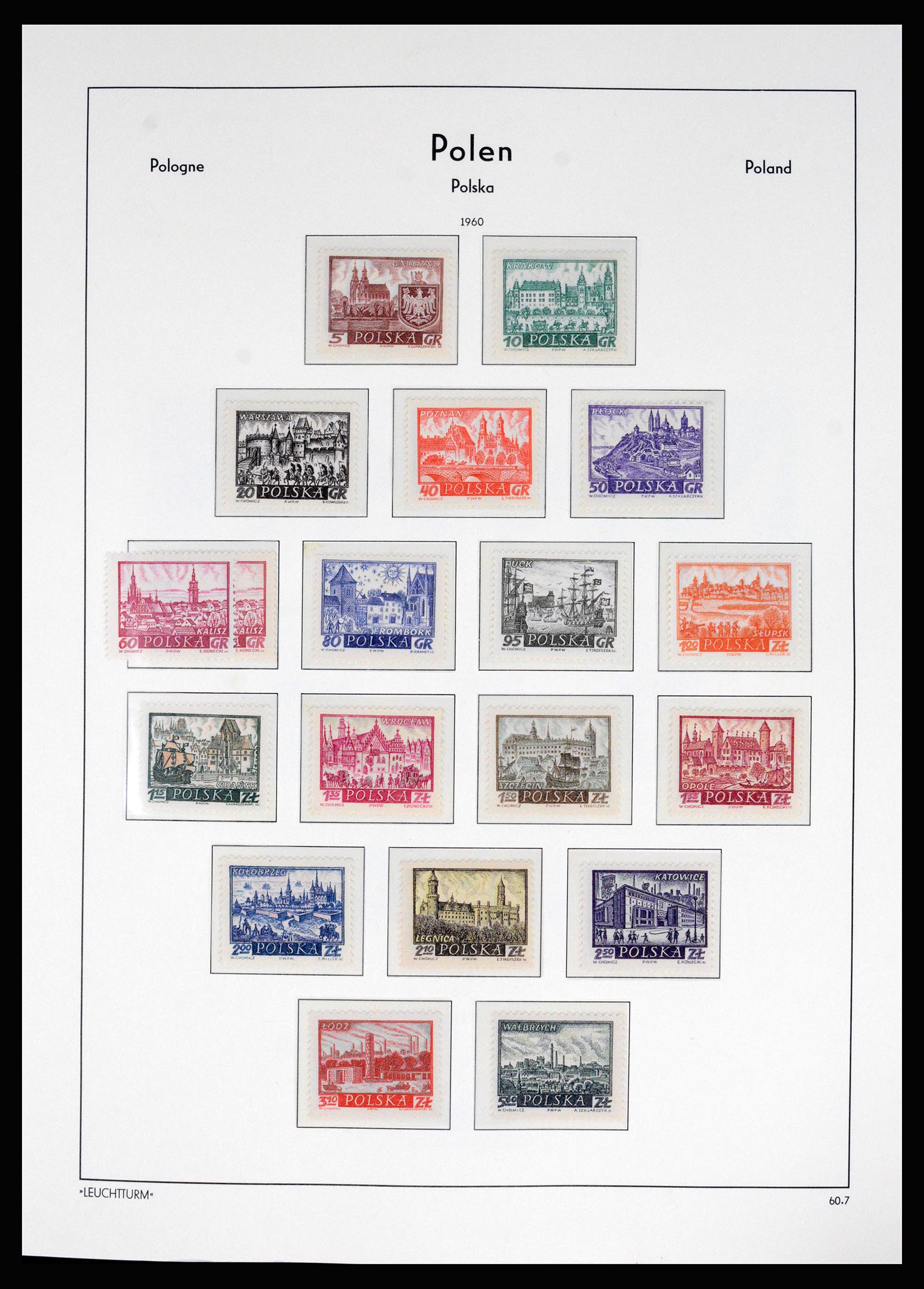 37168 085 - Postzegelverzameling 37168 Polen 1918-1988.