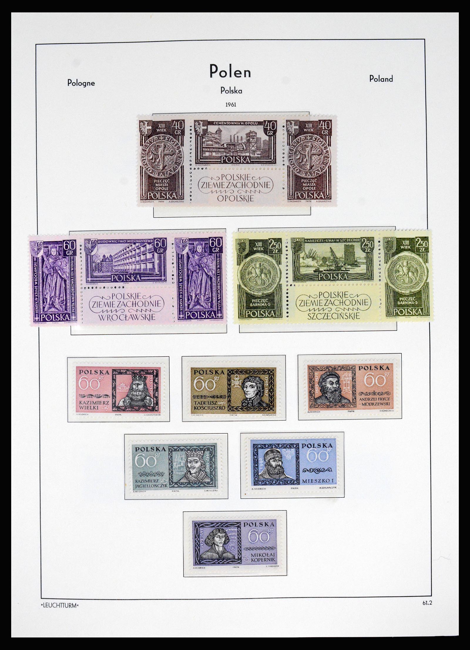 37168 087 - Postzegelverzameling 37168 Polen 1918-1988.