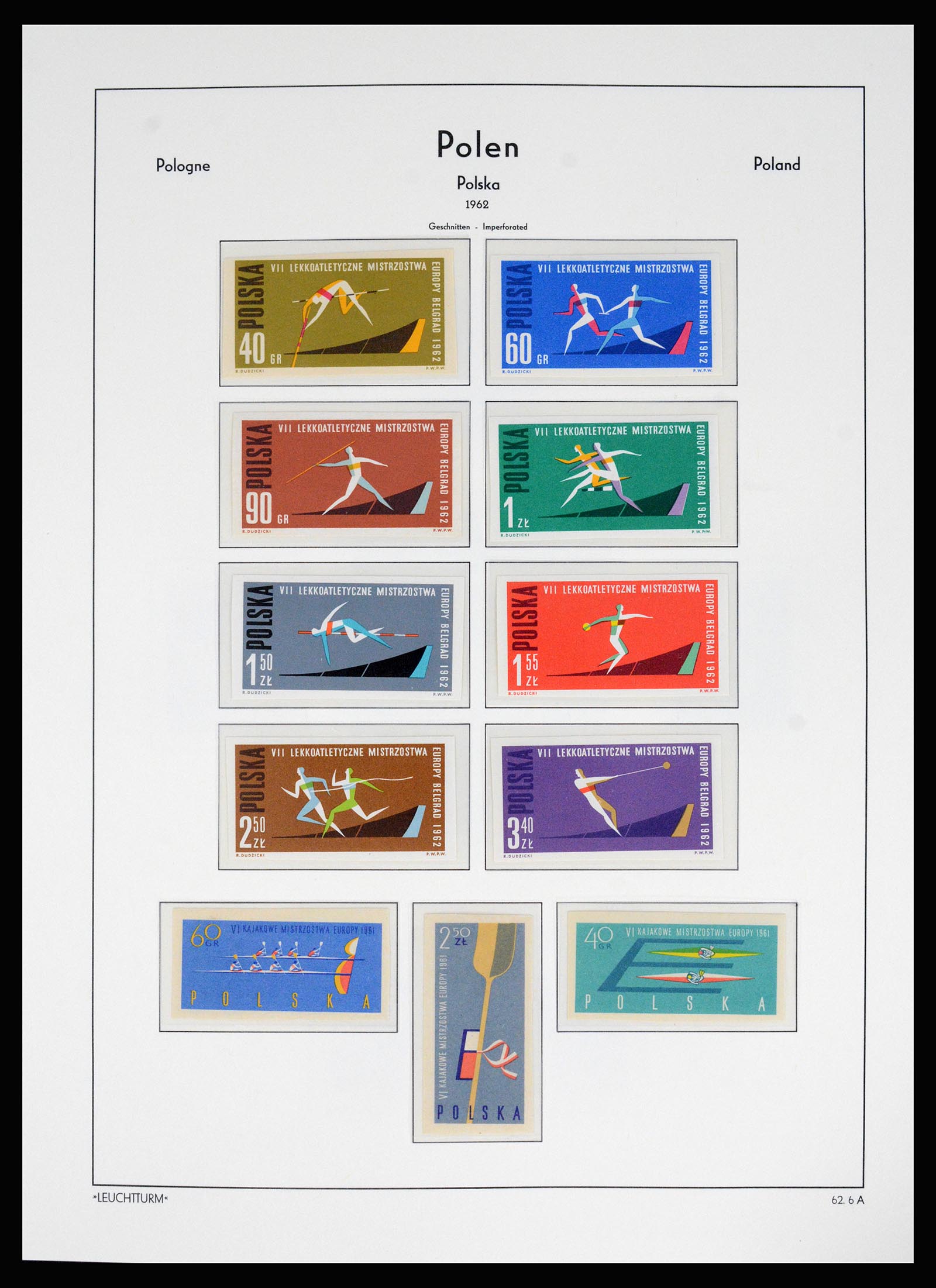 37168 099 - Postzegelverzameling 37168 Polen 1918-1988.