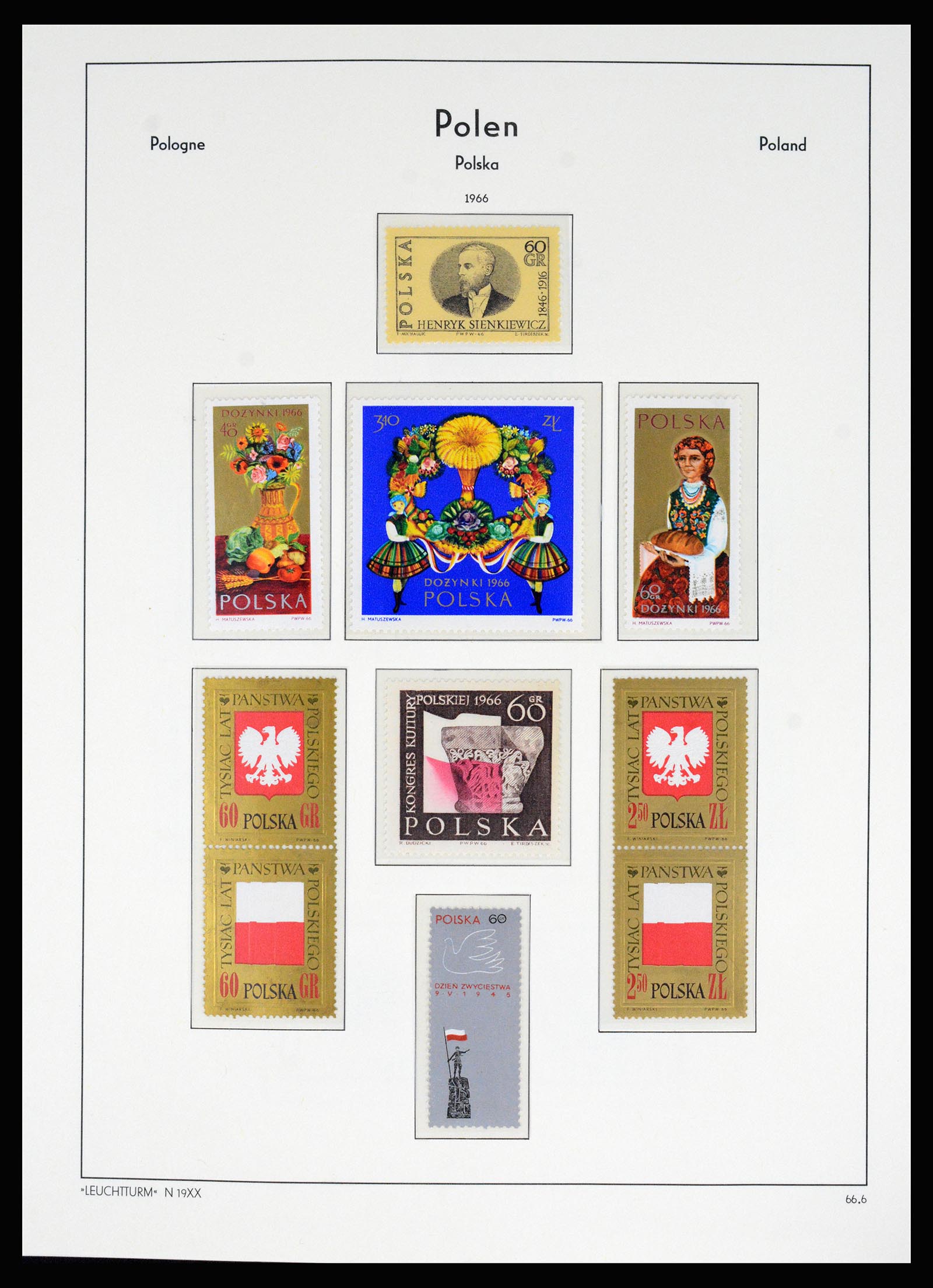 37168 144 - Postzegelverzameling 37168 Polen 1918-1988.