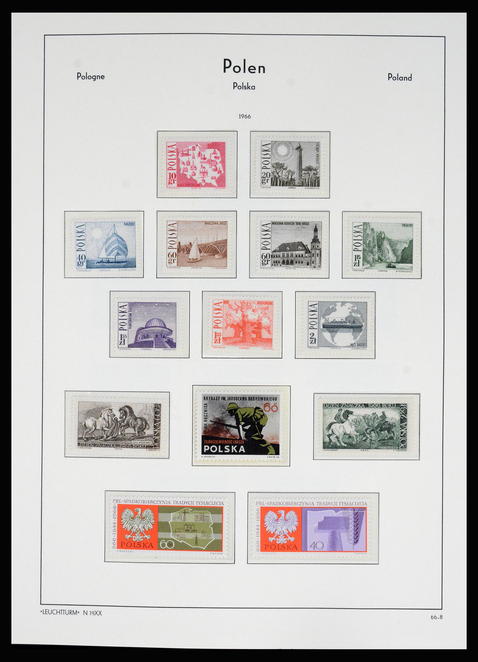 37168 146 - Postzegelverzameling 37168 Polen 1918-1988.
