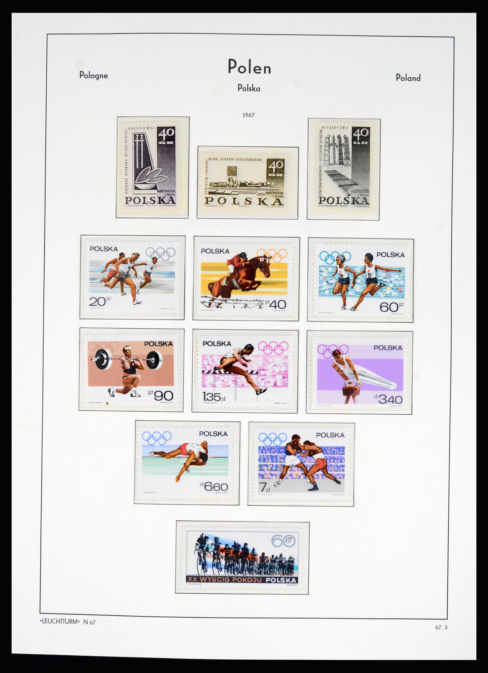 37168 151 - Postzegelverzameling 37168 Polen 1918-1988.