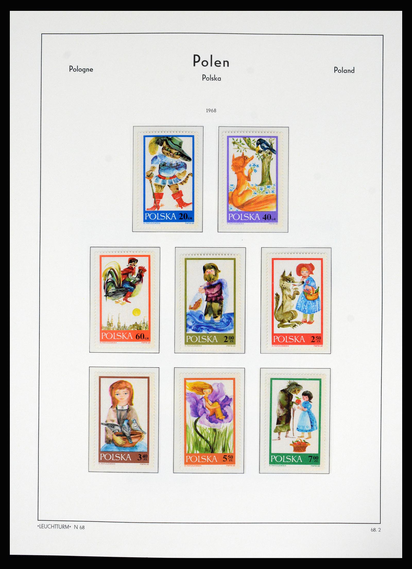 37168 160 - Postzegelverzameling 37168 Polen 1918-1988.