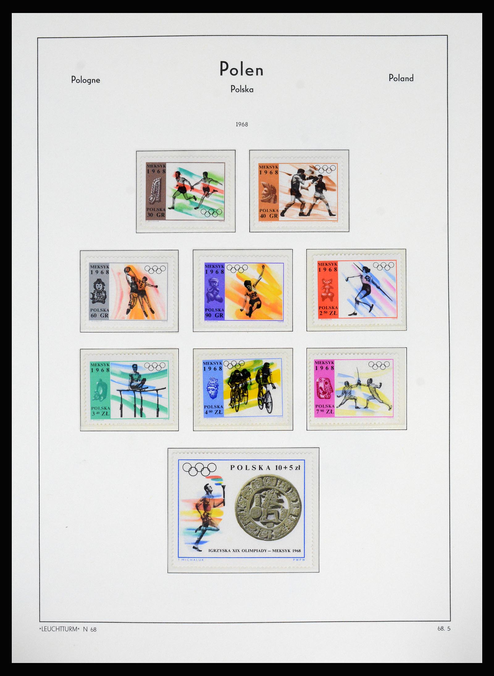 37168 164 - Postzegelverzameling 37168 Polen 1918-1988.