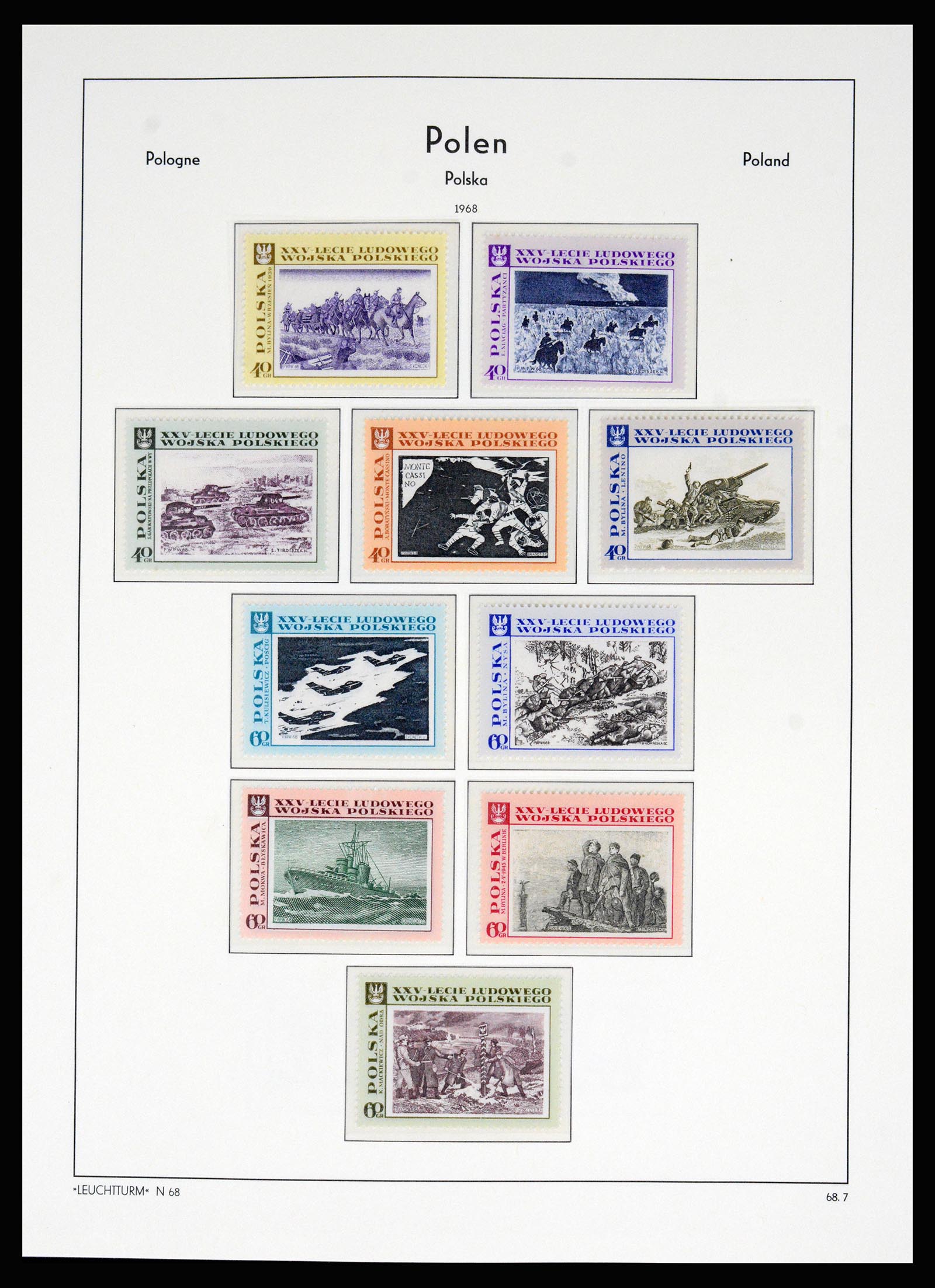 37168 172 - Postzegelverzameling 37168 Polen 1918-1988.