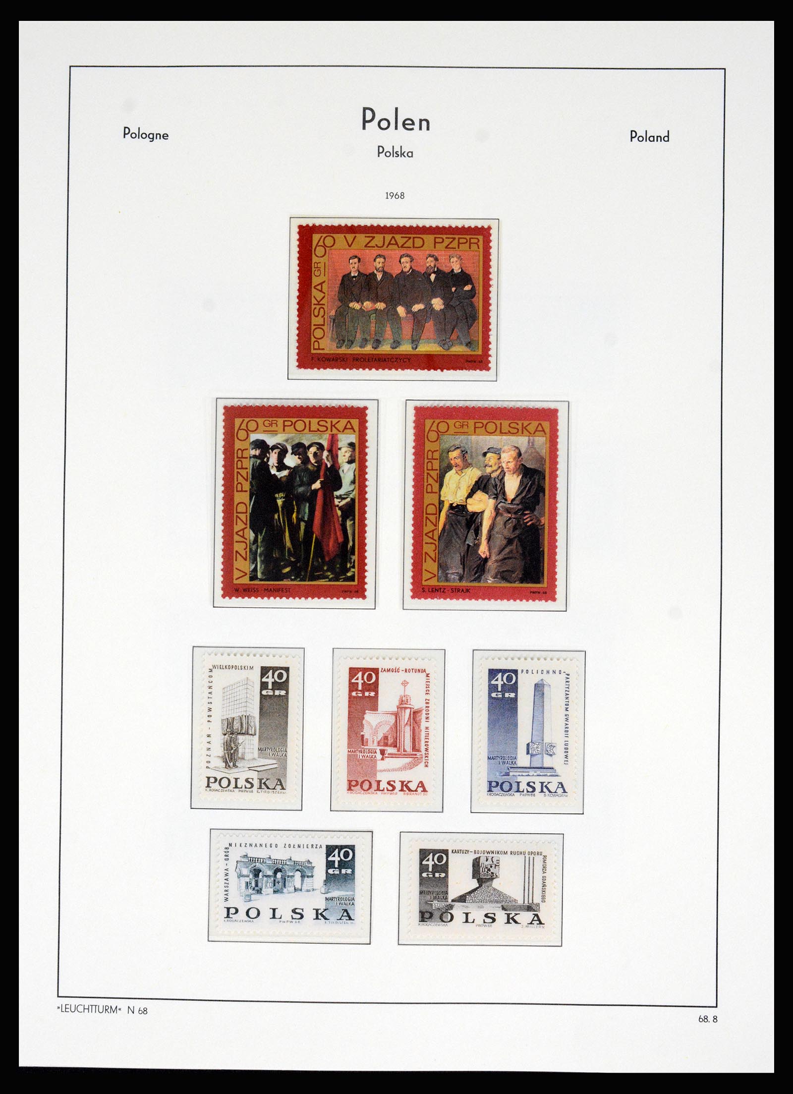 37168 173 - Postzegelverzameling 37168 Polen 1918-1988.