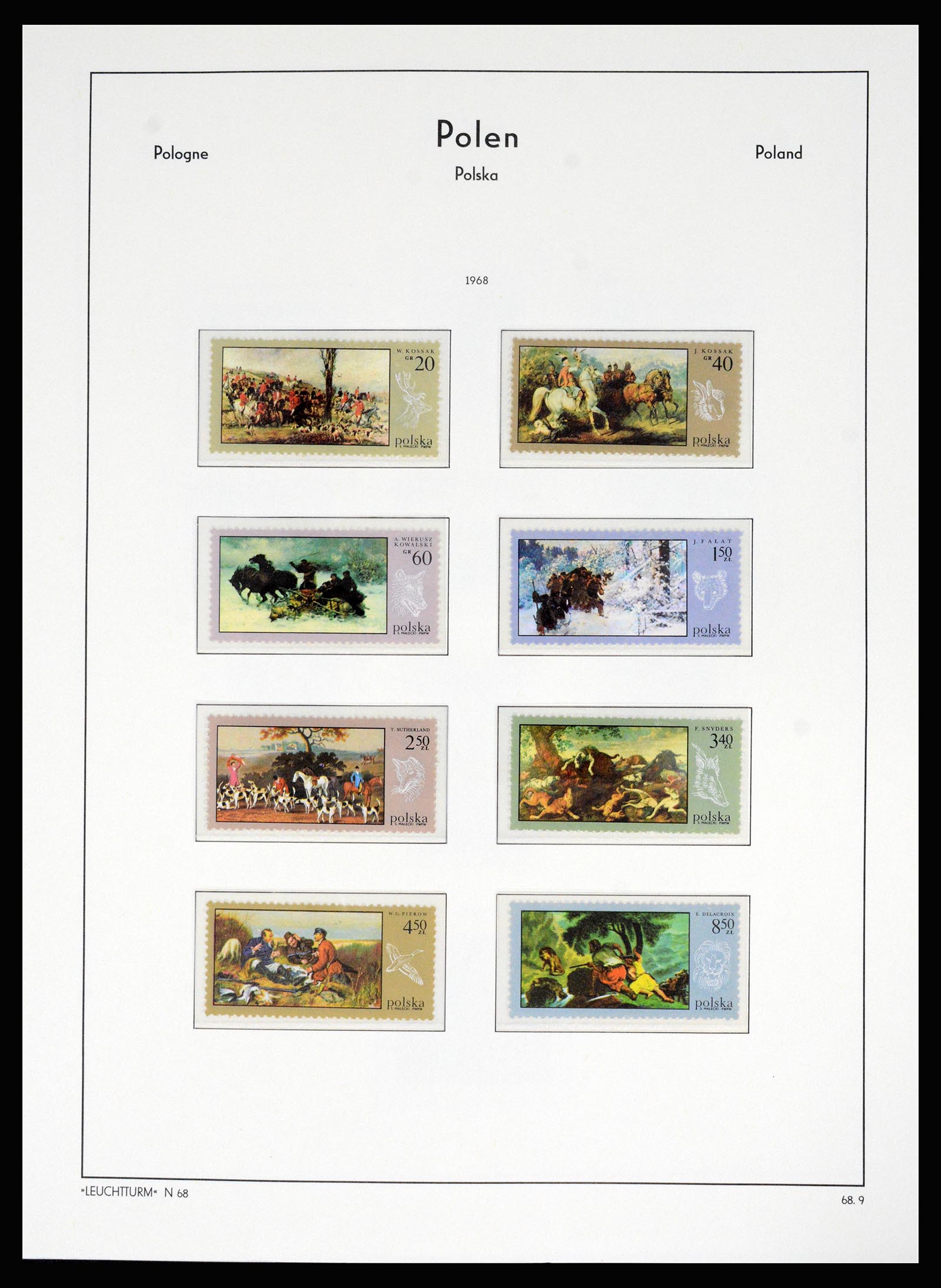 37168 174 - Postzegelverzameling 37168 Polen 1918-1988.