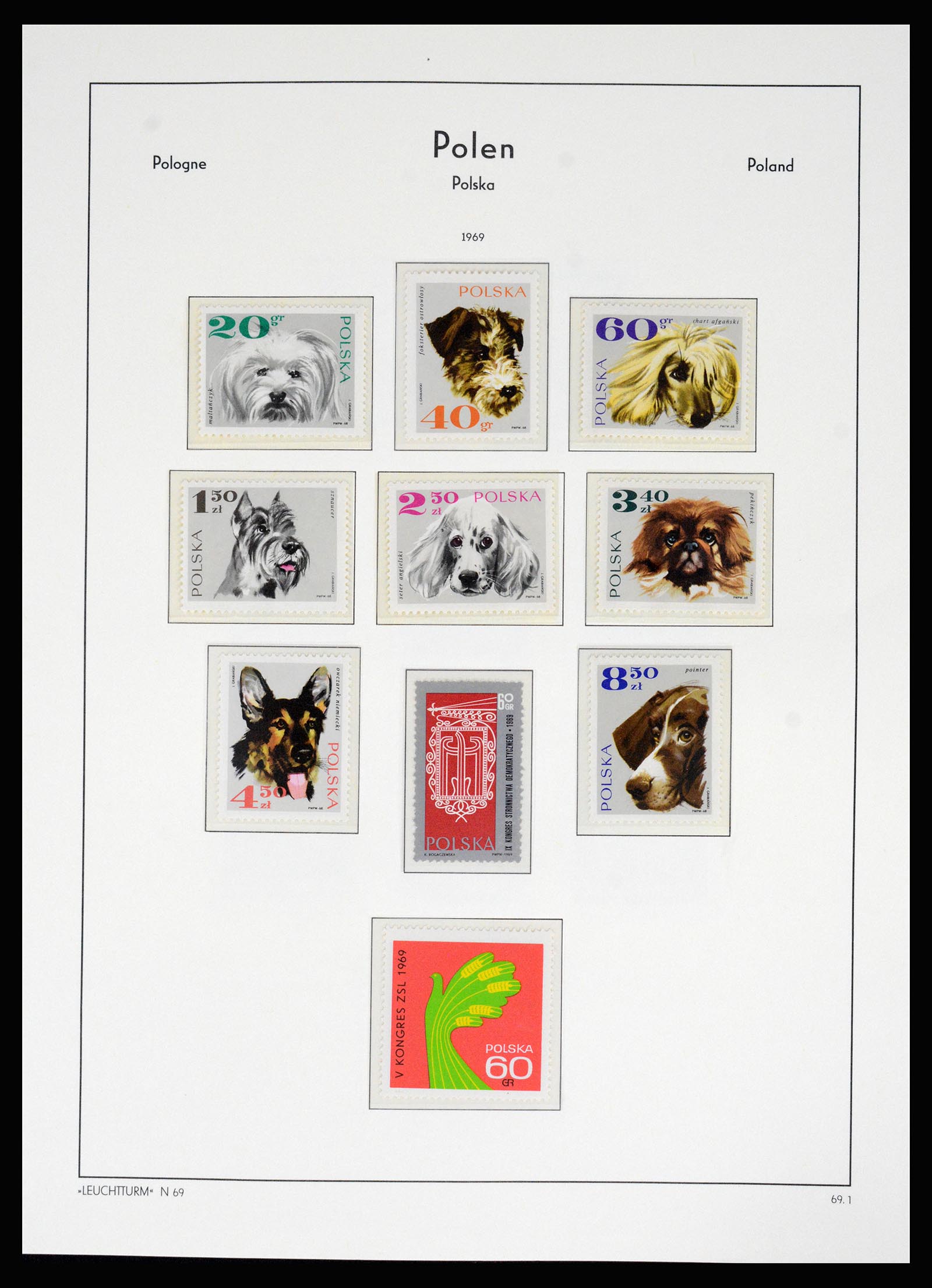 37168 175 - Postzegelverzameling 37168 Polen 1918-1988.
