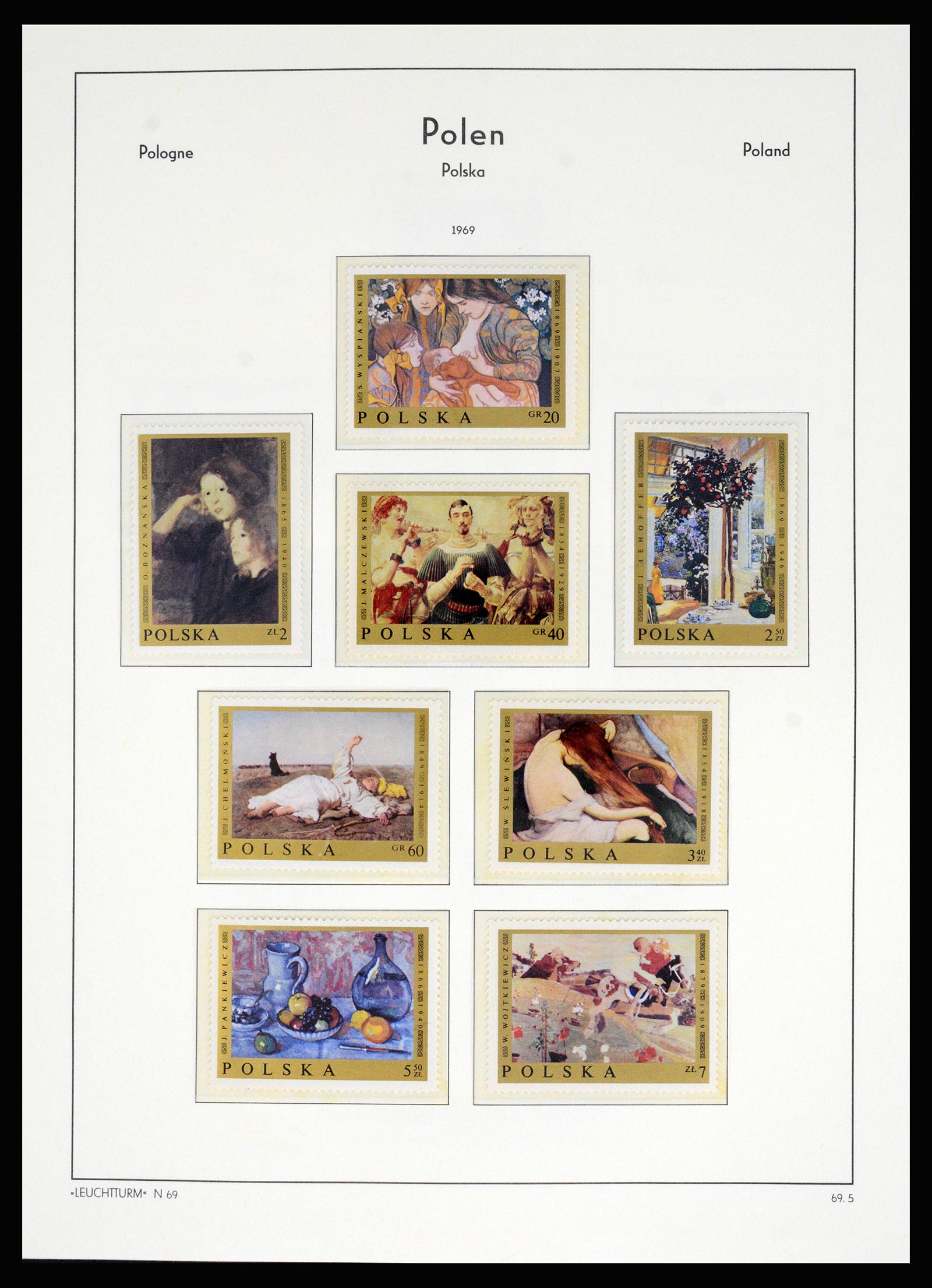 37168 180 - Postzegelverzameling 37168 Polen 1918-1988.