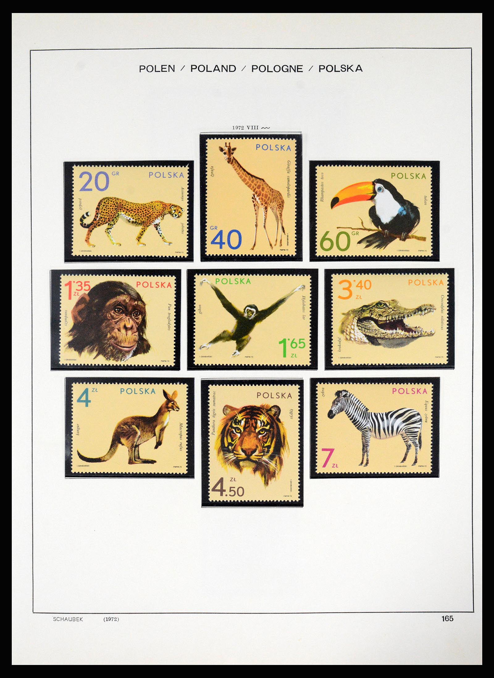 37168 212 - Postzegelverzameling 37168 Polen 1918-1988.
