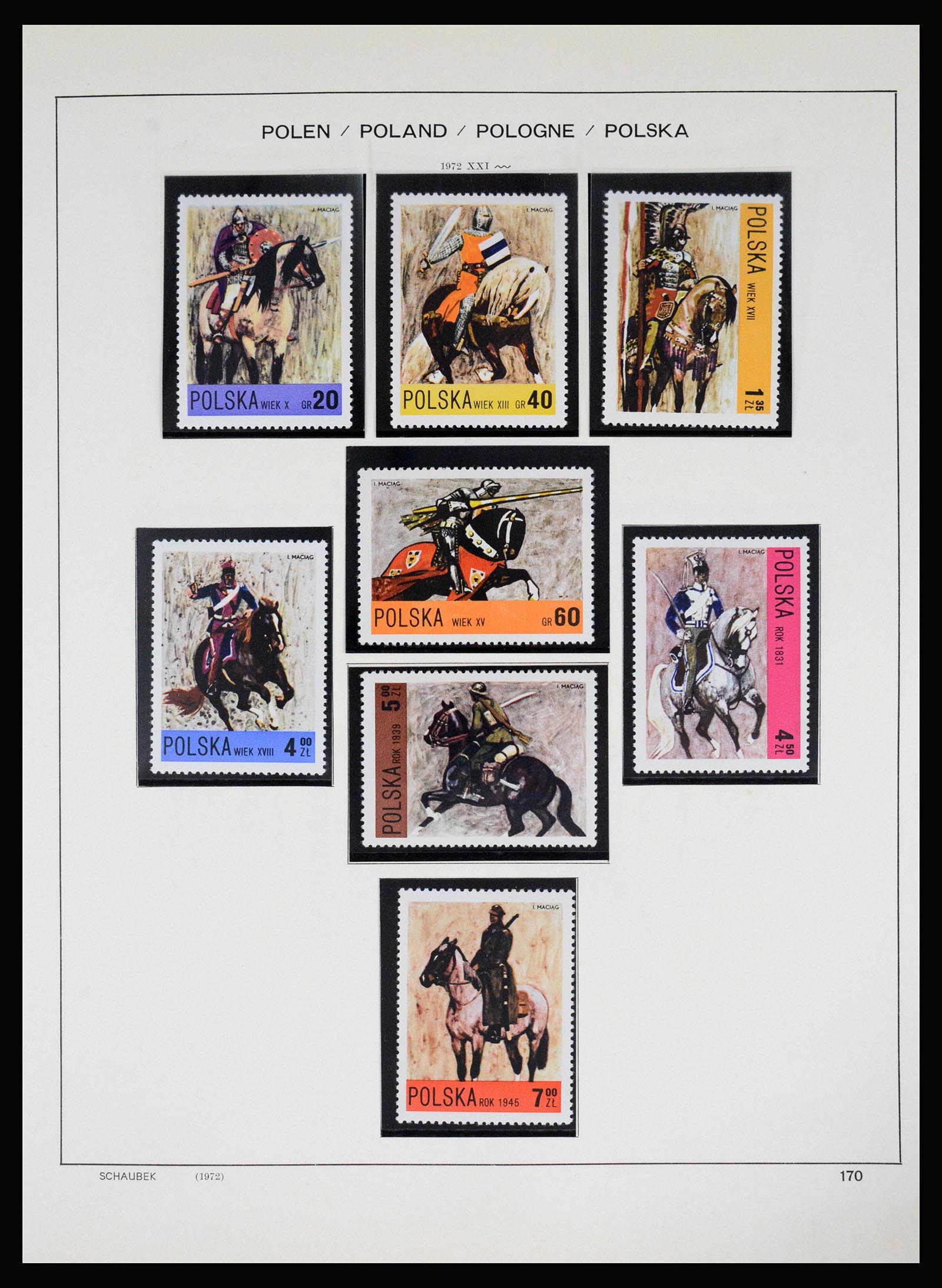 37168 217 - Postzegelverzameling 37168 Polen 1918-1988.