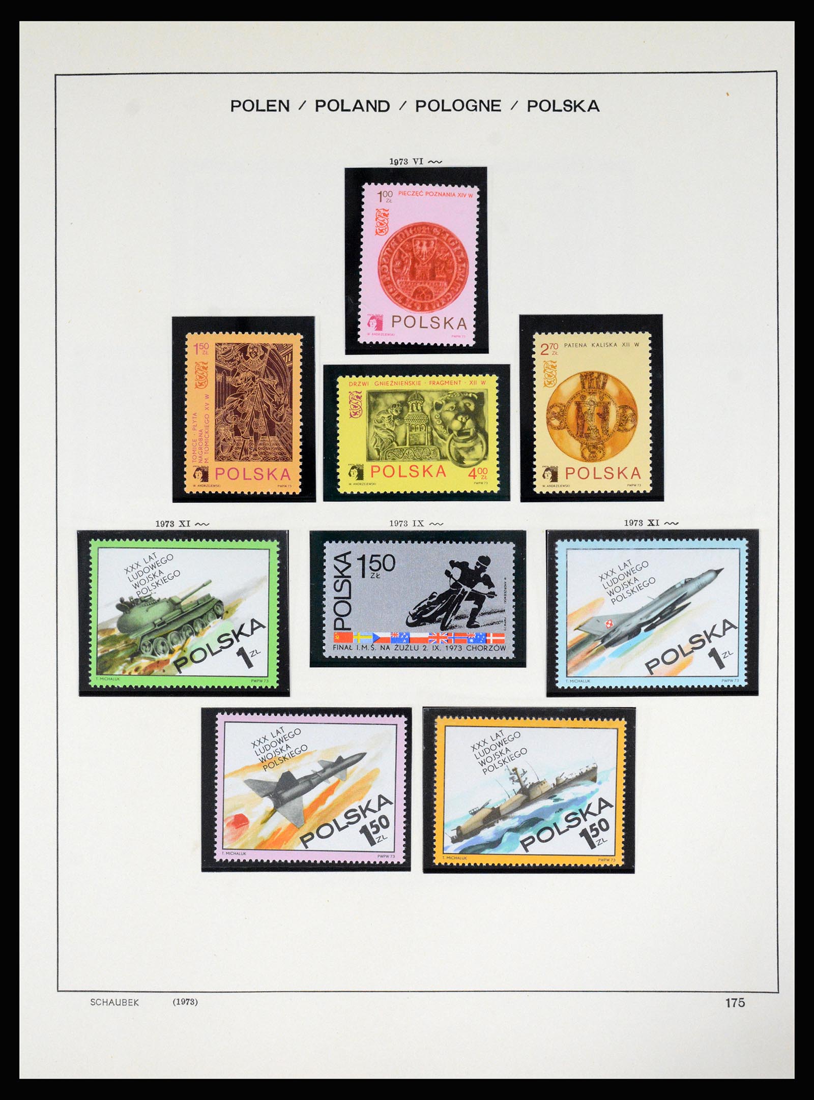 37168 224 - Postzegelverzameling 37168 Polen 1918-1988.