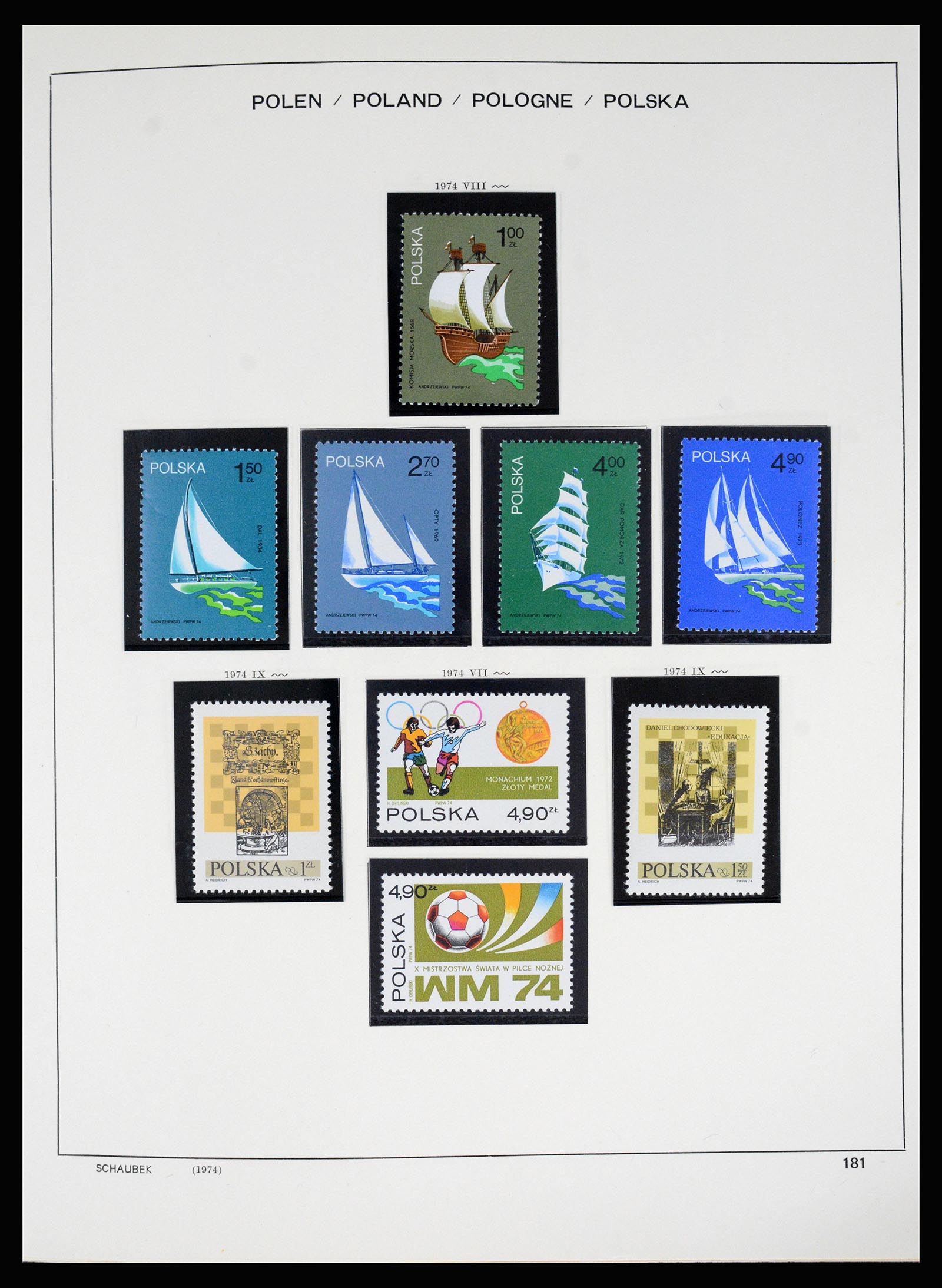 37168 233 - Postzegelverzameling 37168 Polen 1918-1988.
