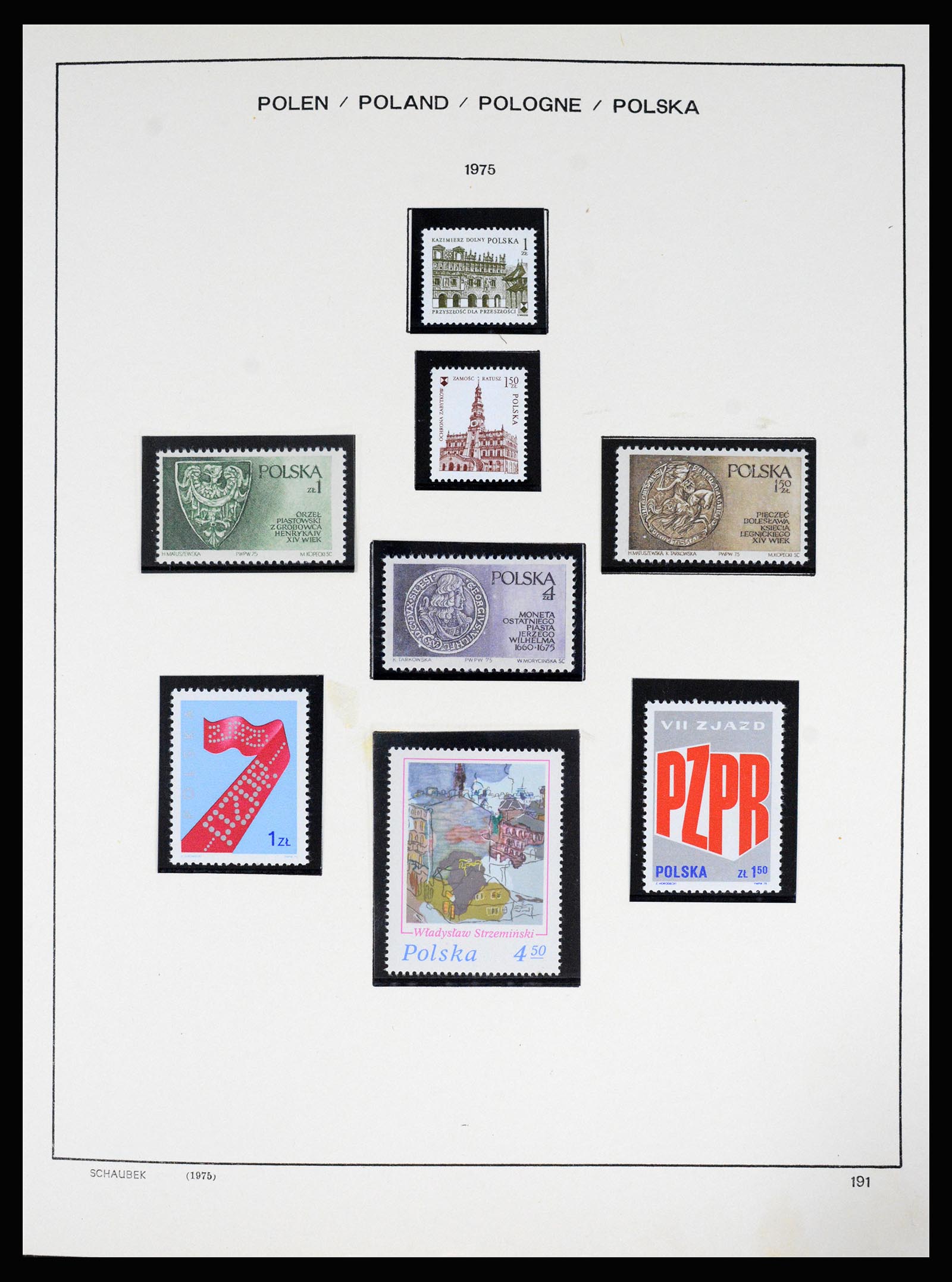 37168 245 - Postzegelverzameling 37168 Polen 1918-1988.