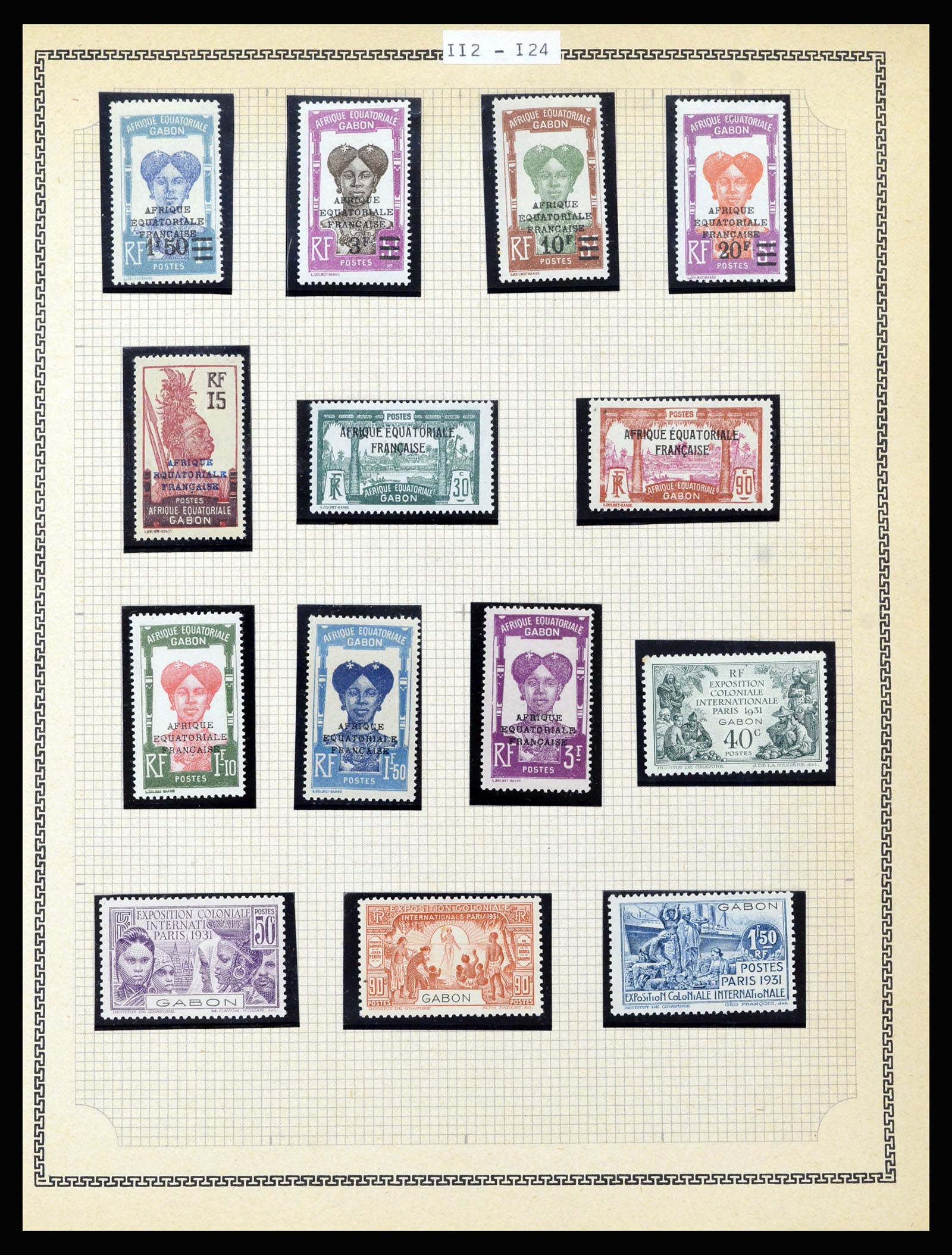 37175 104 - Postzegelverzameling 37175 Franse koloniën 1880-1974.
