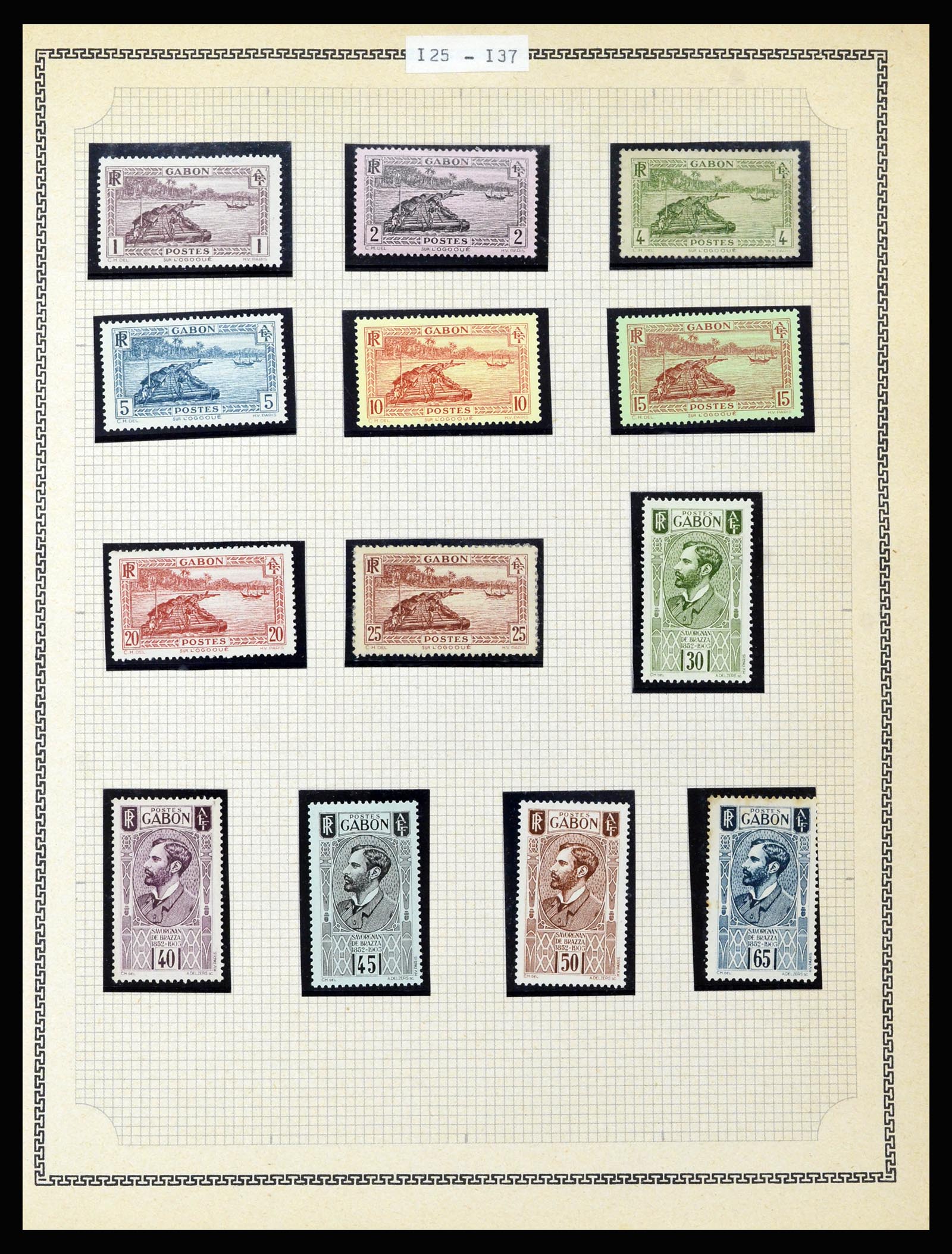 37175 105 - Postzegelverzameling 37175 Franse koloniën 1880-1974.