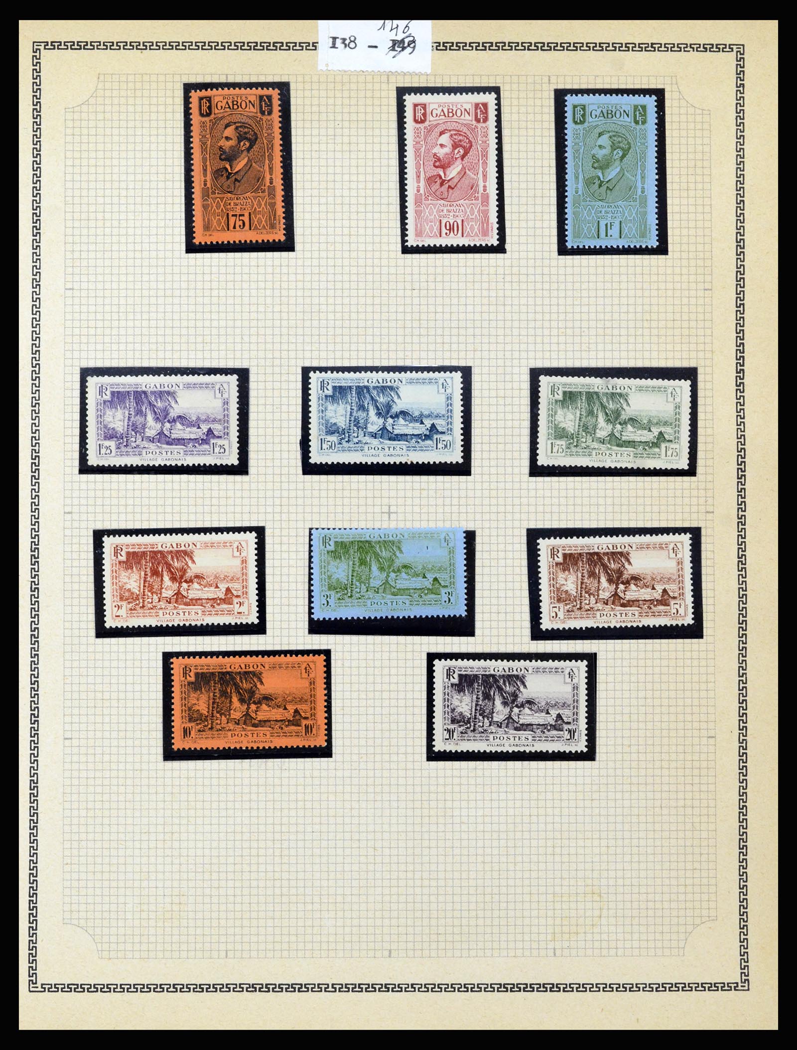 37175 106 - Postzegelverzameling 37175 Franse koloniën 1880-1974.