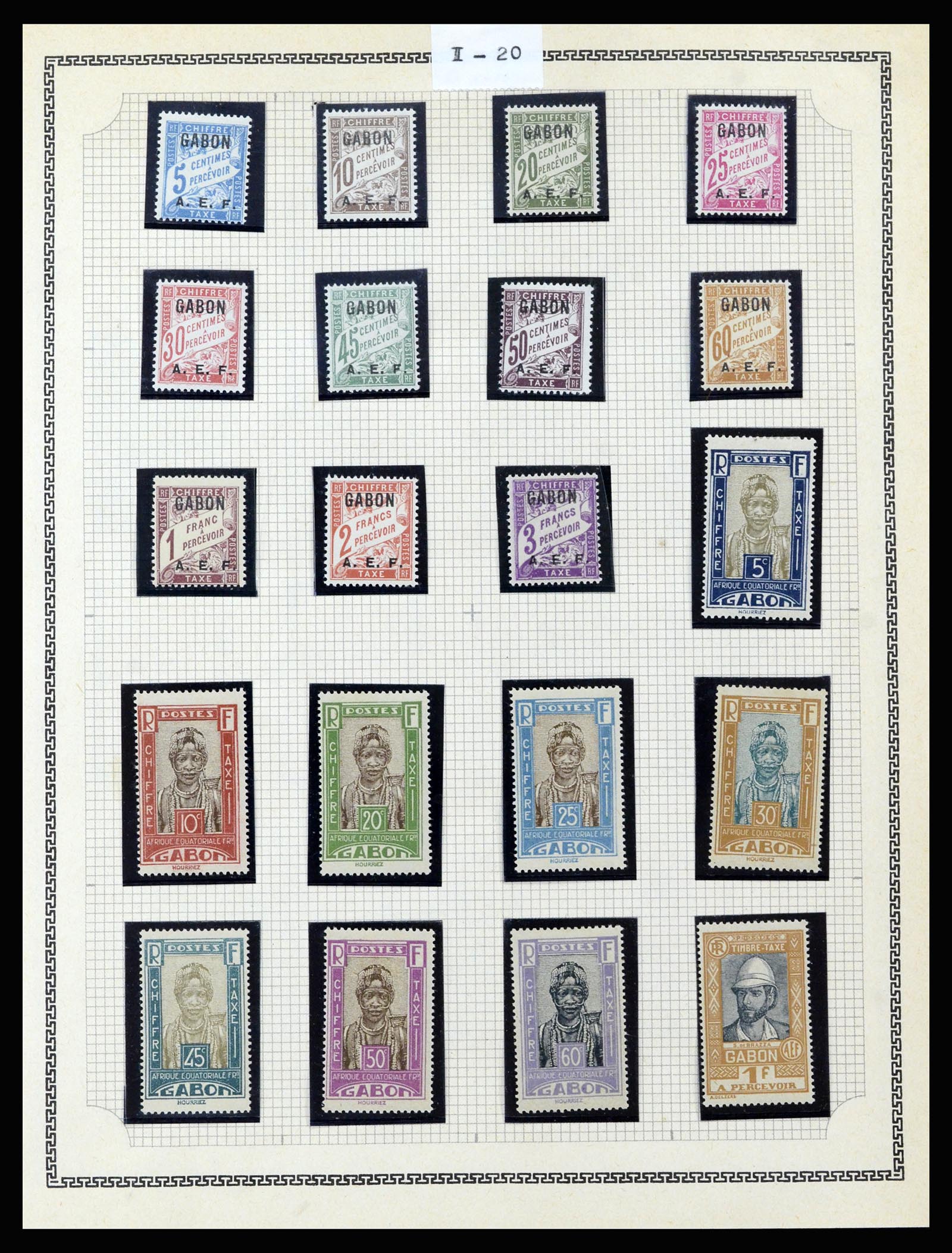 37175 108 - Postzegelverzameling 37175 Franse koloniën 1880-1974.
