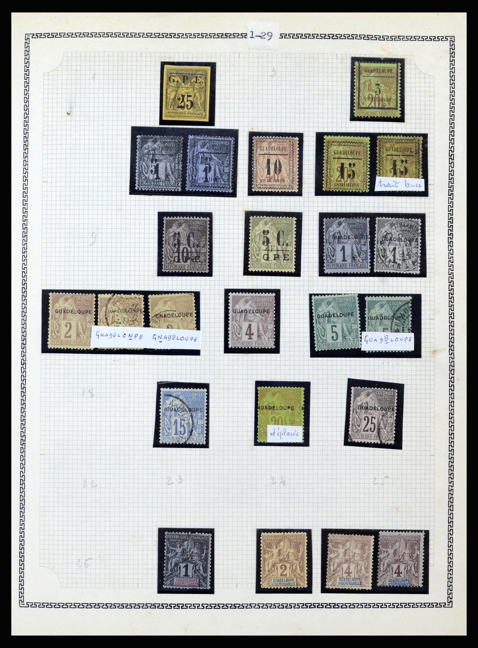 37175 110 - Postzegelverzameling 37175 Franse koloniën 1880-1974.