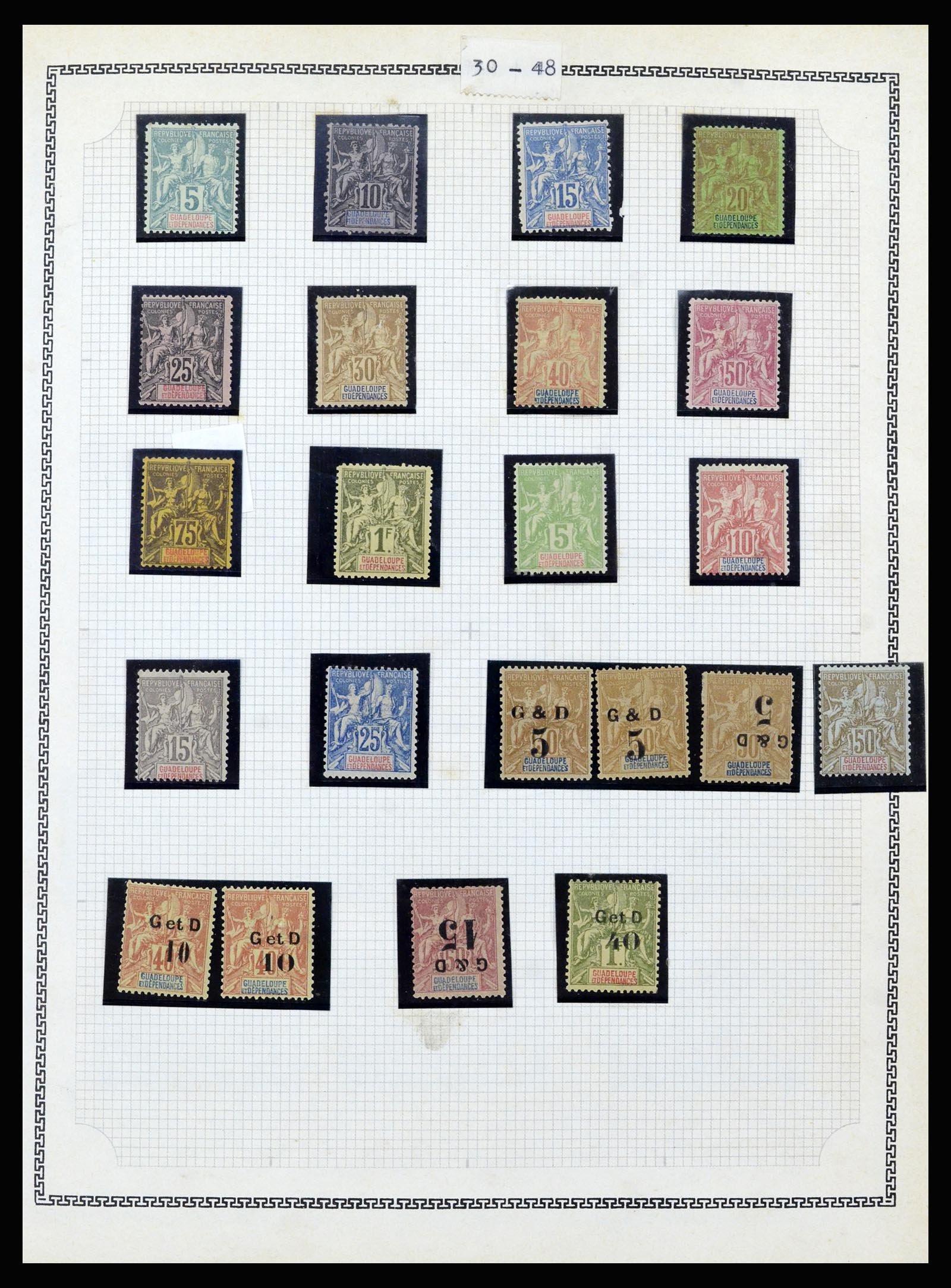 37175 111 - Postzegelverzameling 37175 Franse koloniën 1880-1974.