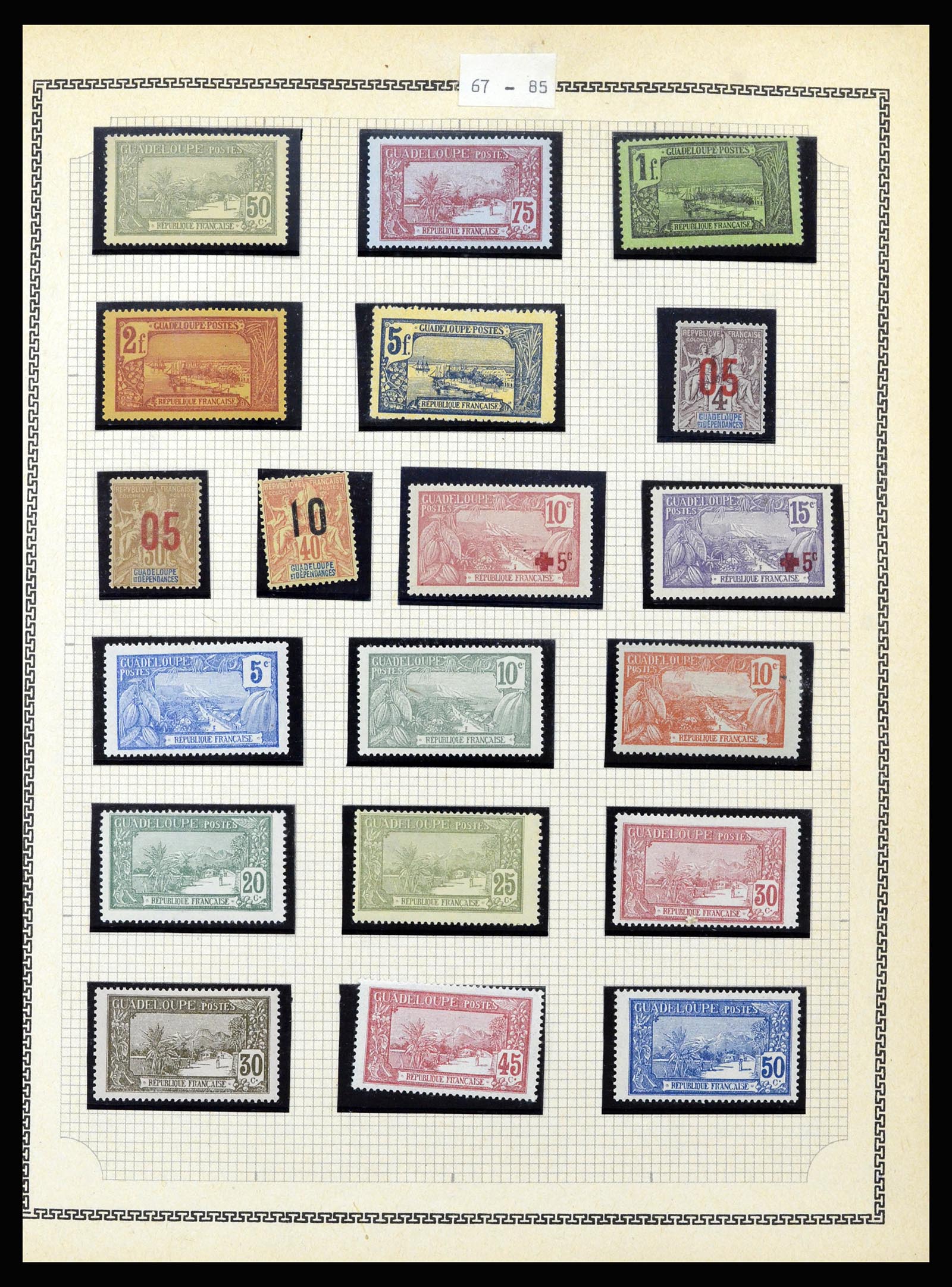 37175 113 - Postzegelverzameling 37175 Franse koloniën 1880-1974.