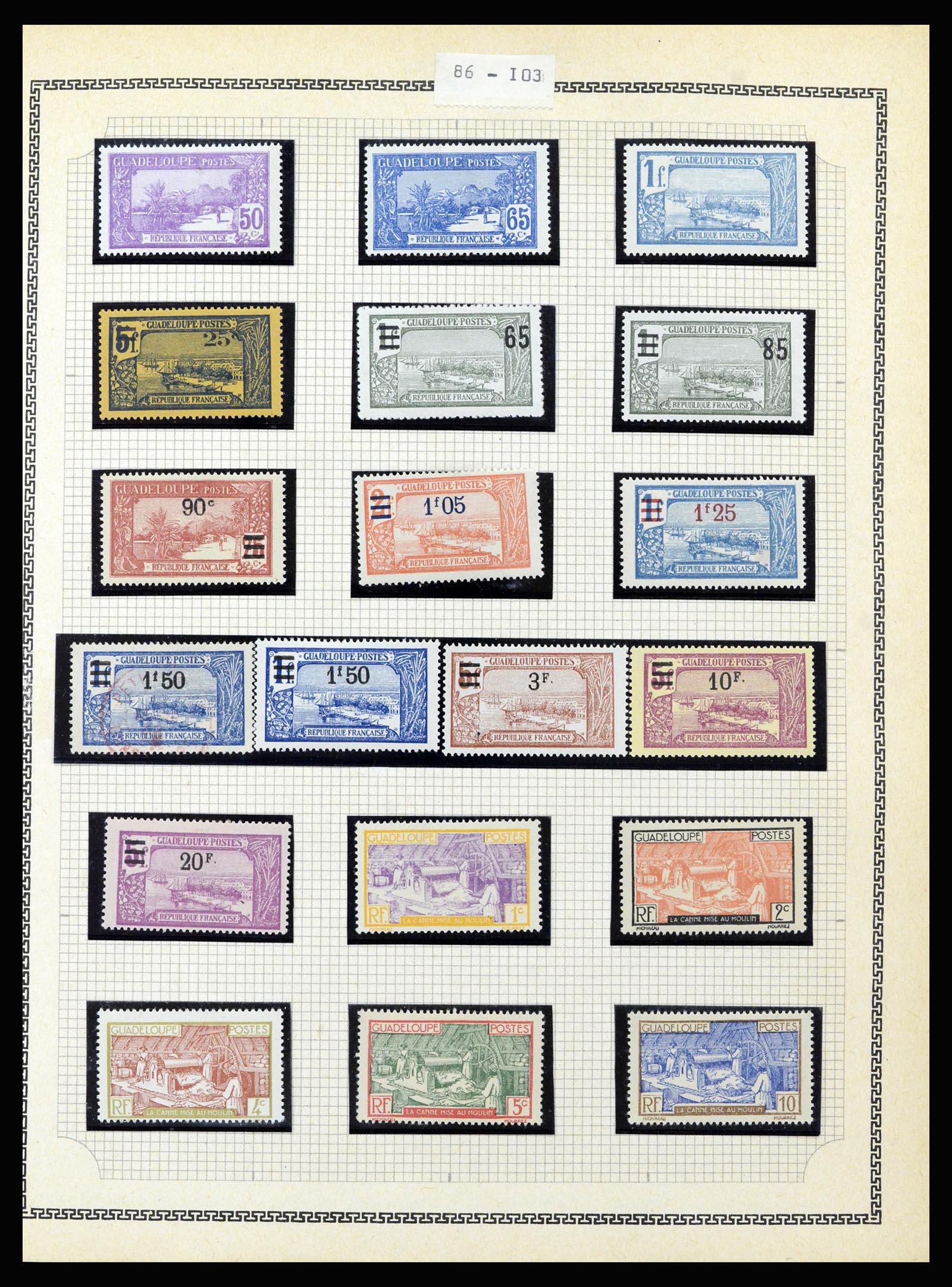 37175 114 - Postzegelverzameling 37175 Franse koloniën 1880-1974.