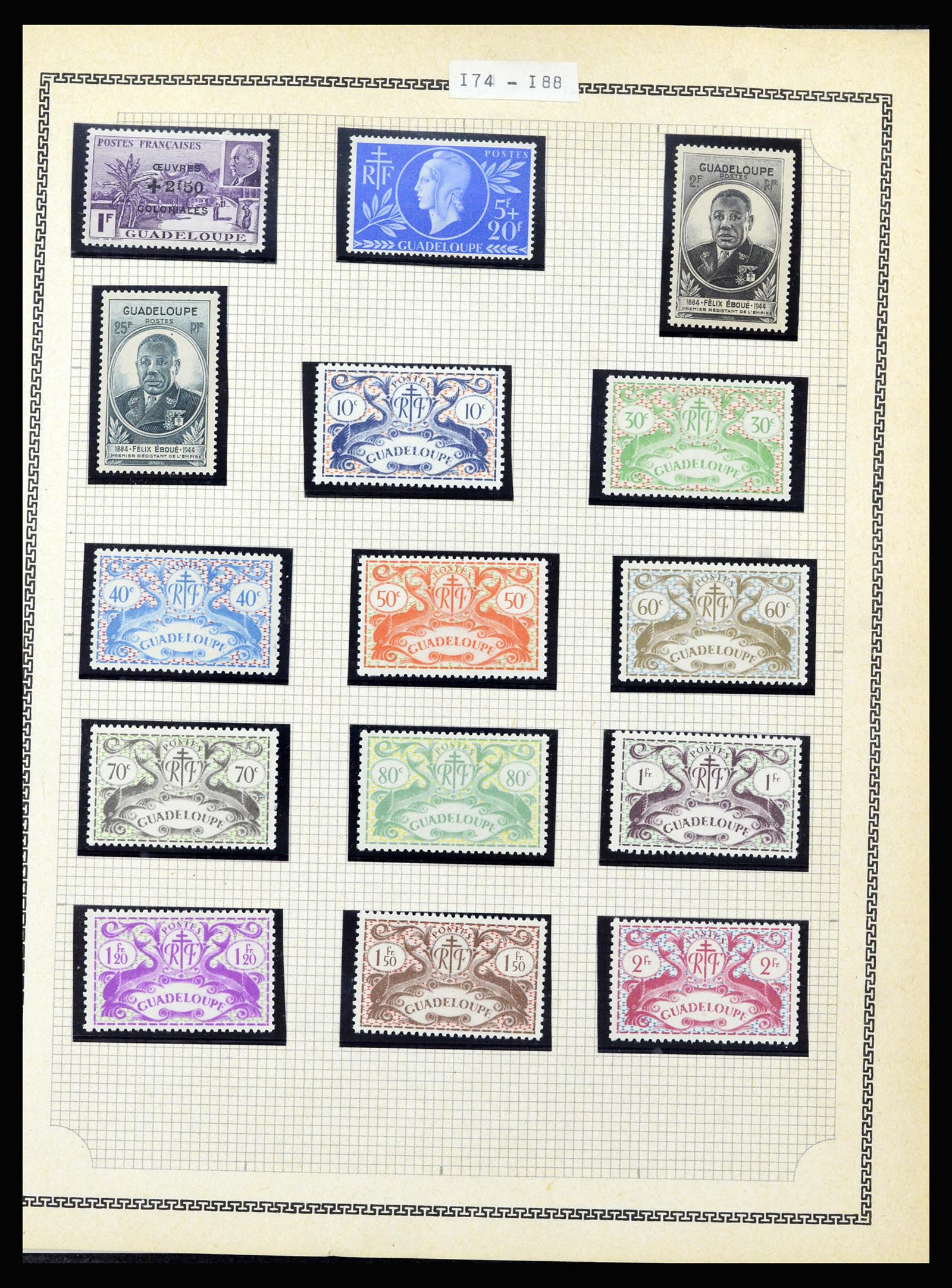 37175 121 - Postzegelverzameling 37175 Franse koloniën 1880-1974.