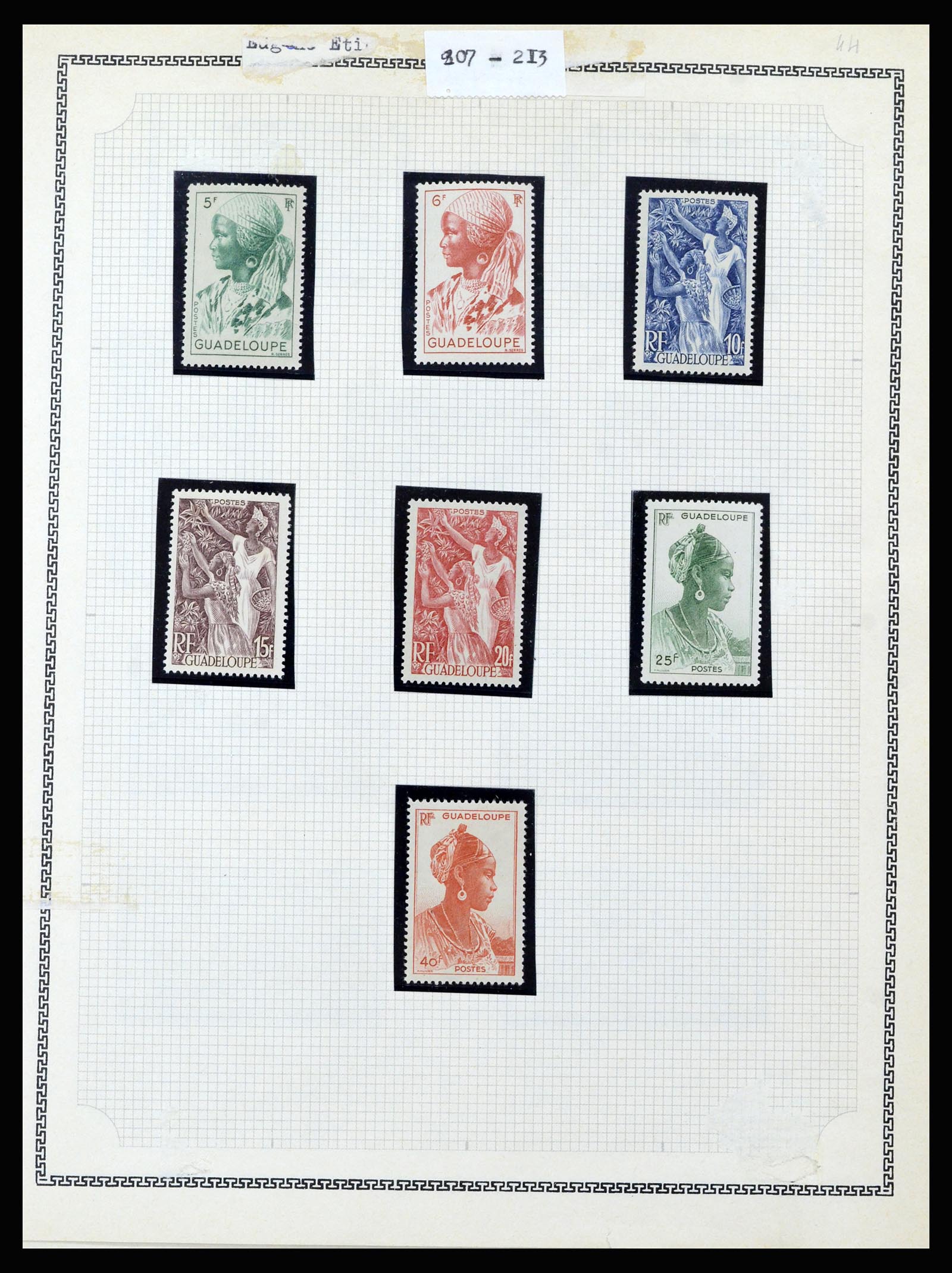 37175 124 - Postzegelverzameling 37175 Franse koloniën 1880-1974.