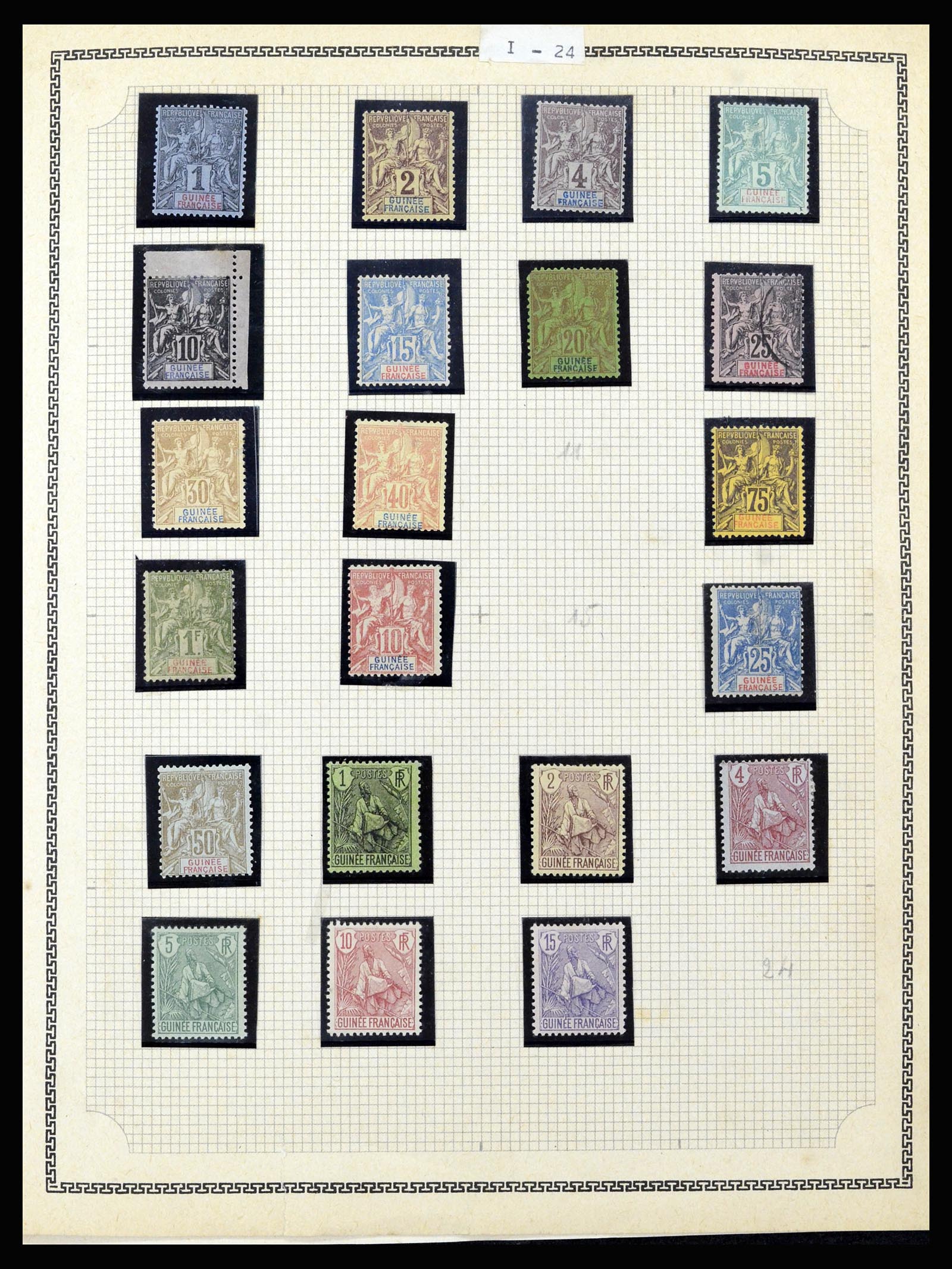 37175 129 - Postzegelverzameling 37175 Franse koloniën 1880-1974.