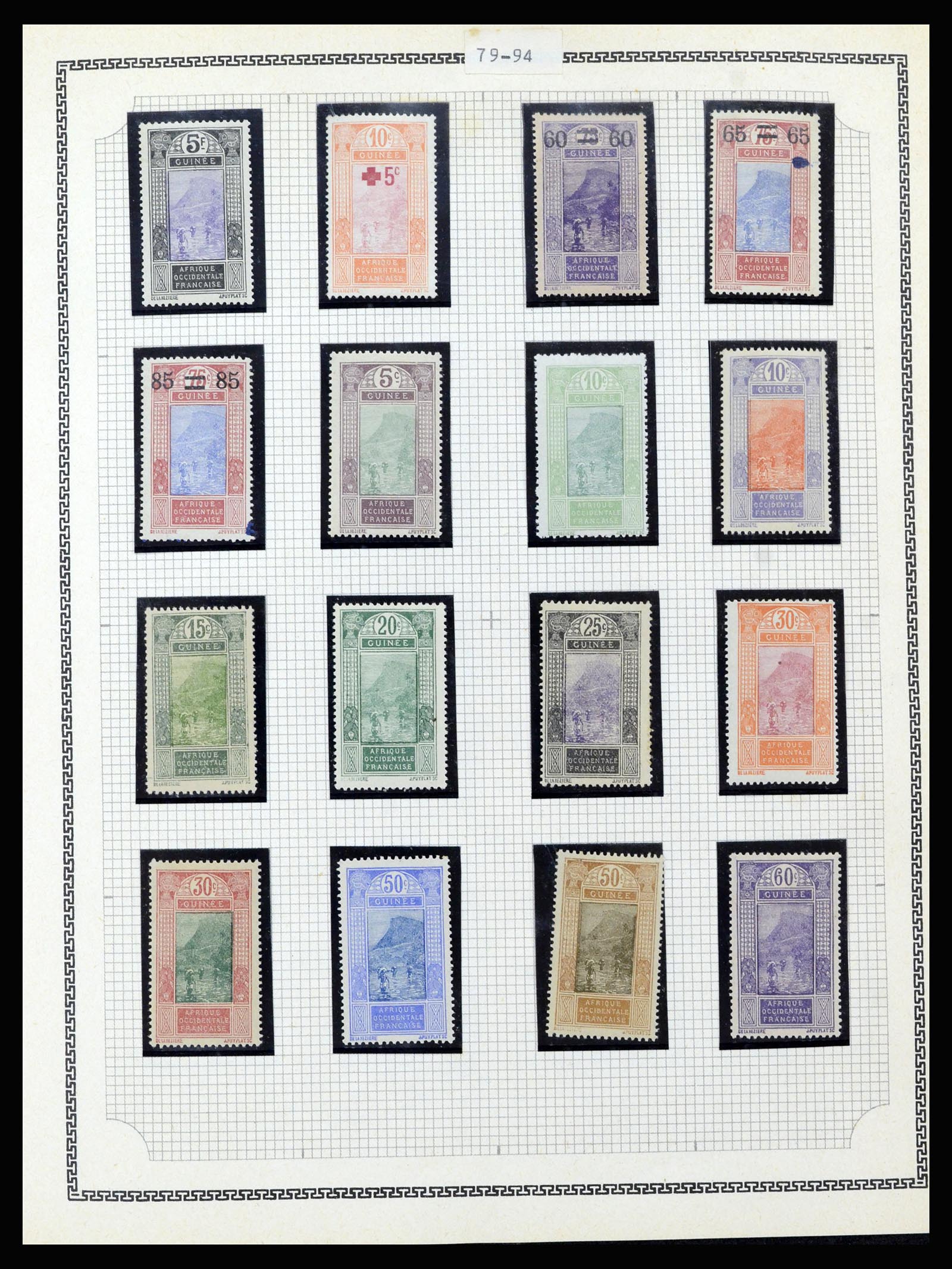 37175 133 - Postzegelverzameling 37175 Franse koloniën 1880-1974.