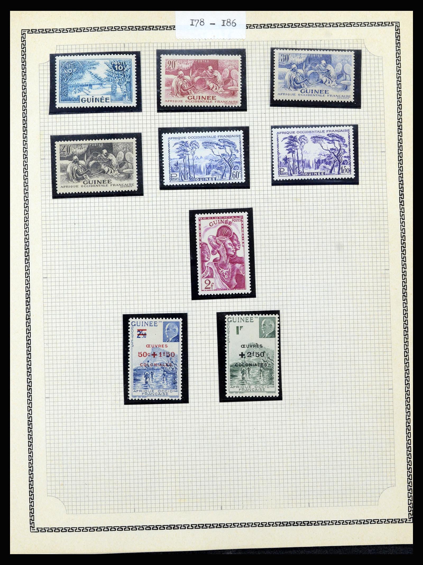 37175 140 - Postzegelverzameling 37175 Franse koloniën 1880-1974.