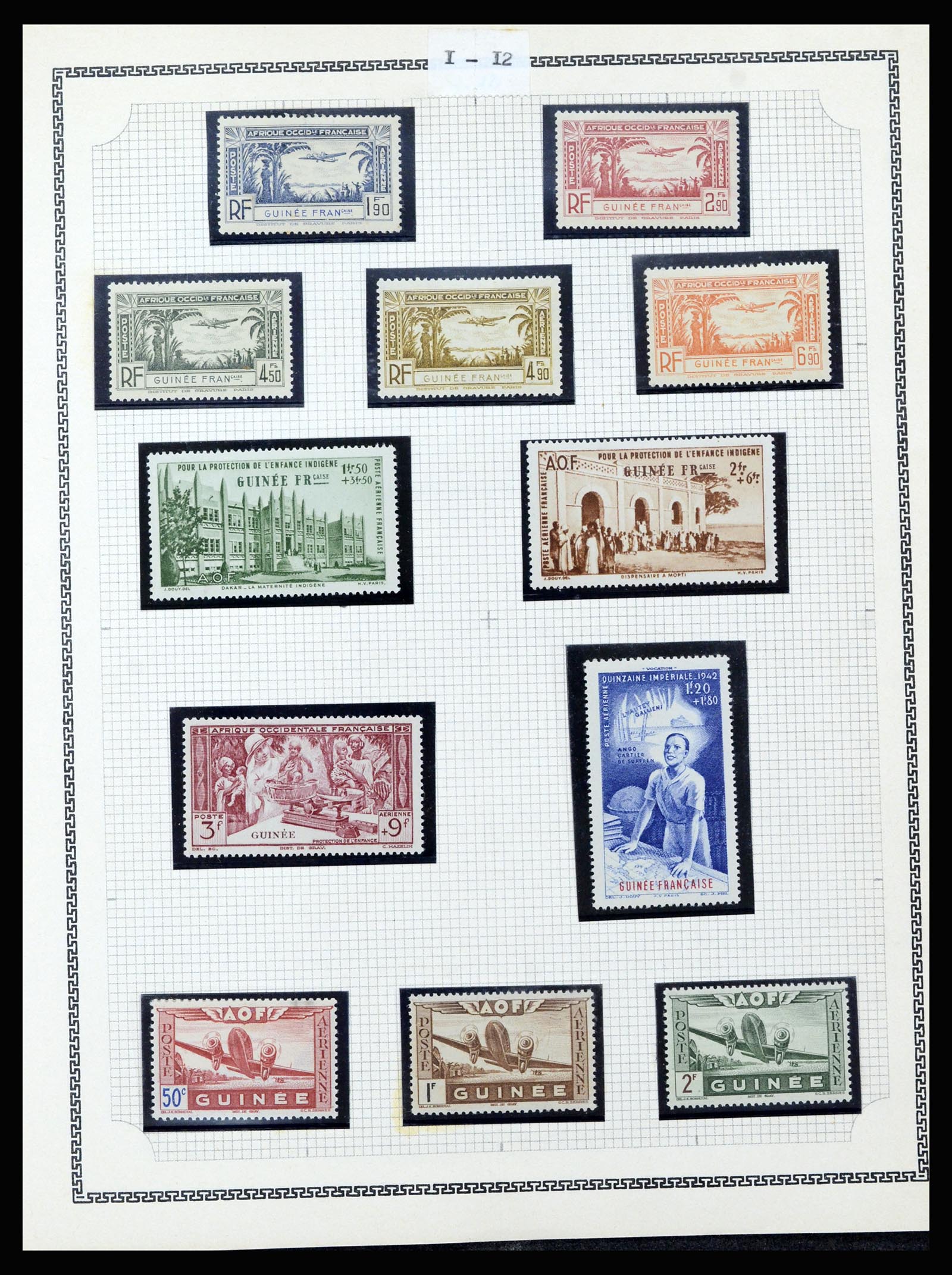 37175 141 - Postzegelverzameling 37175 Franse koloniën 1880-1974.