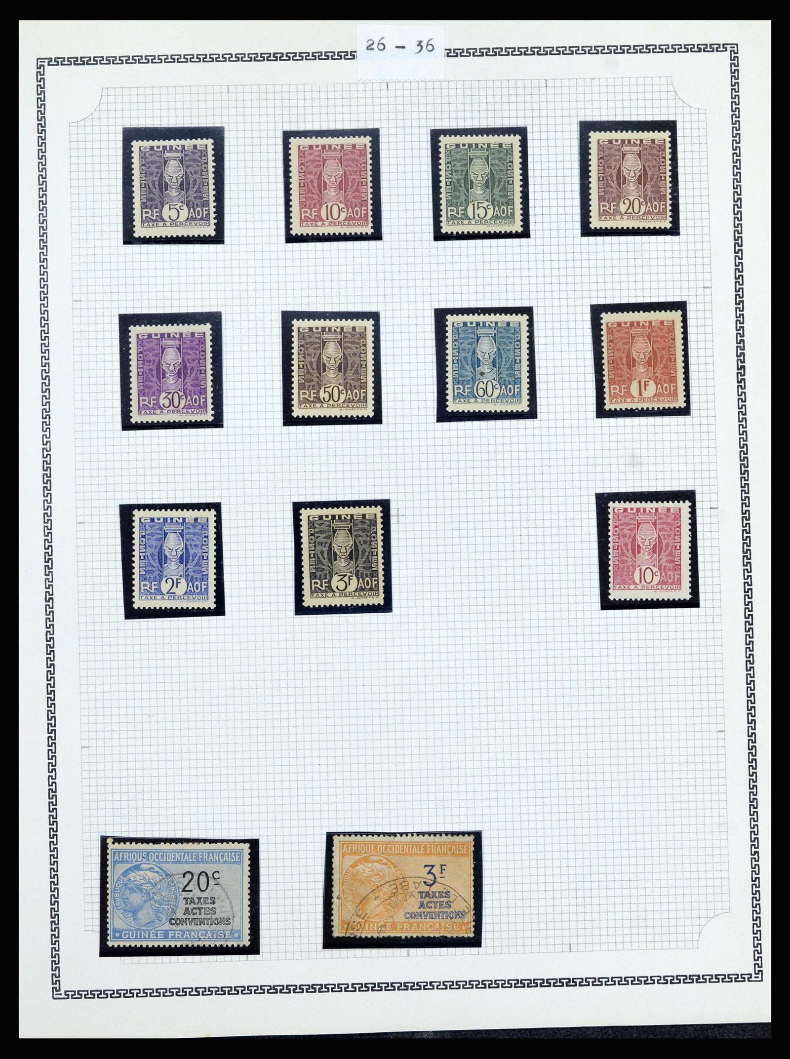 37175 144 - Postzegelverzameling 37175 Franse koloniën 1880-1974.