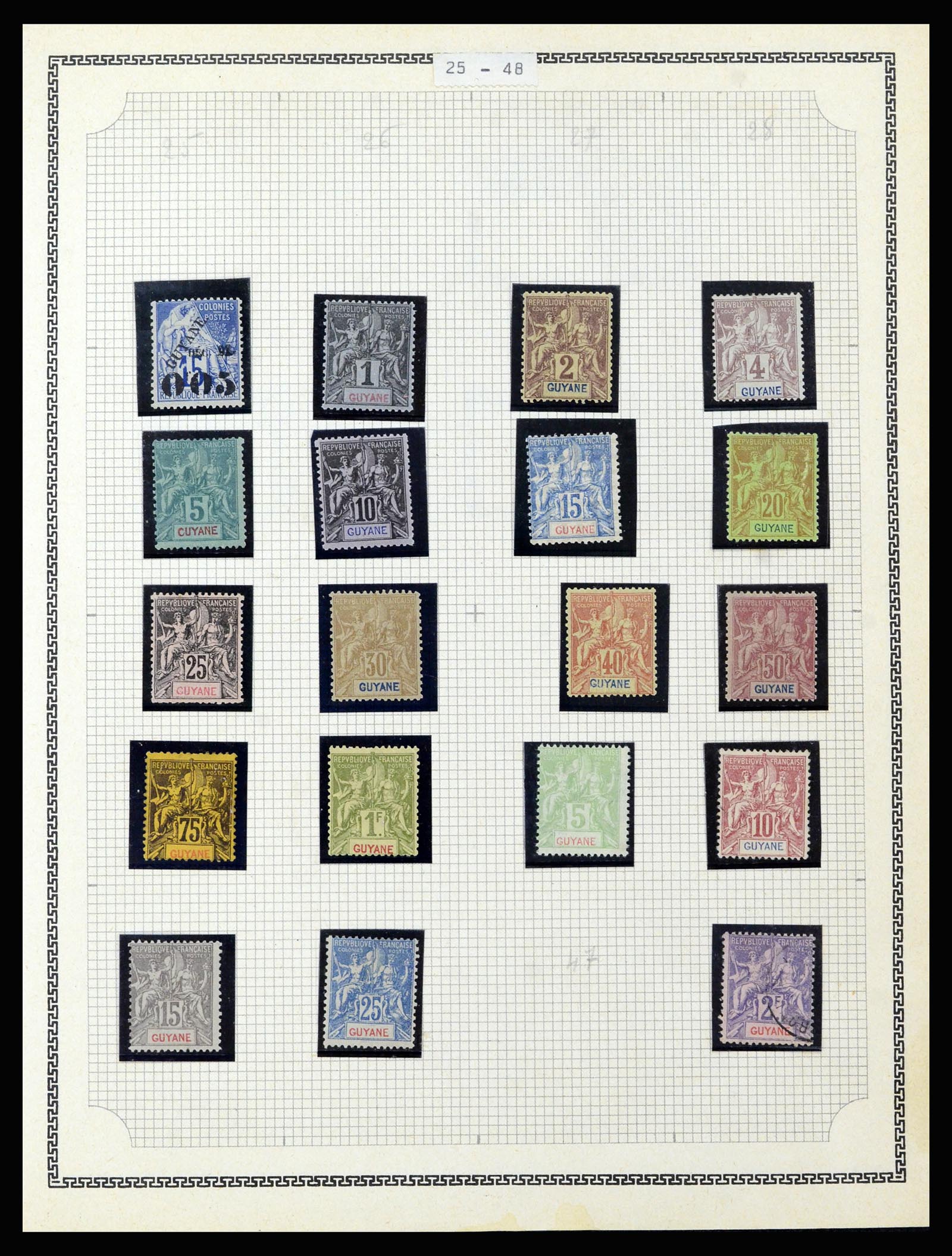 37175 146 - Postzegelverzameling 37175 Franse koloniën 1880-1974.