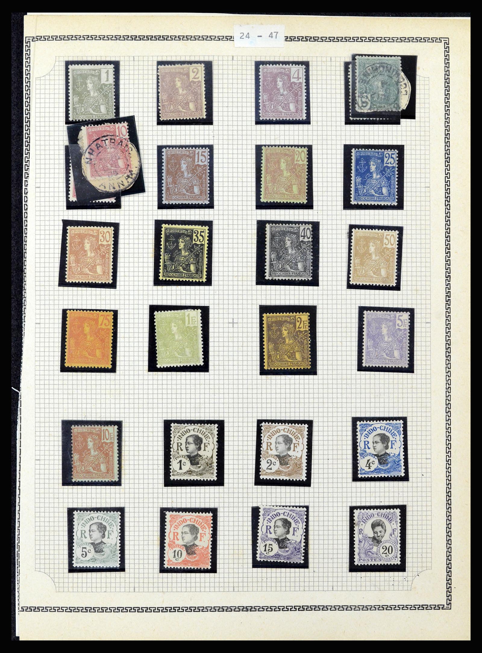 37175 149 - Postzegelverzameling 37175 Franse koloniën 1880-1974.