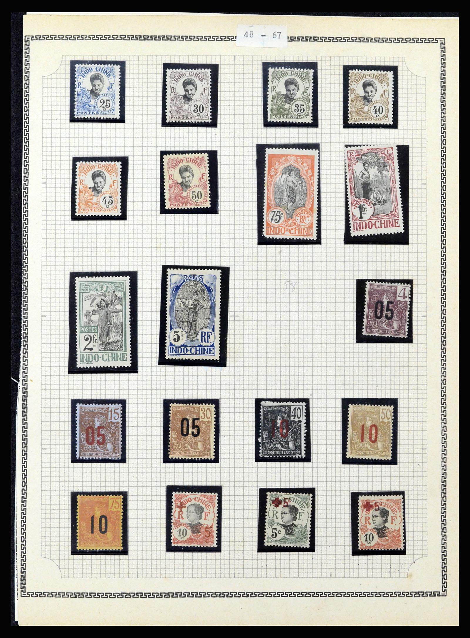 37175 150 - Postzegelverzameling 37175 Franse koloniën 1880-1974.