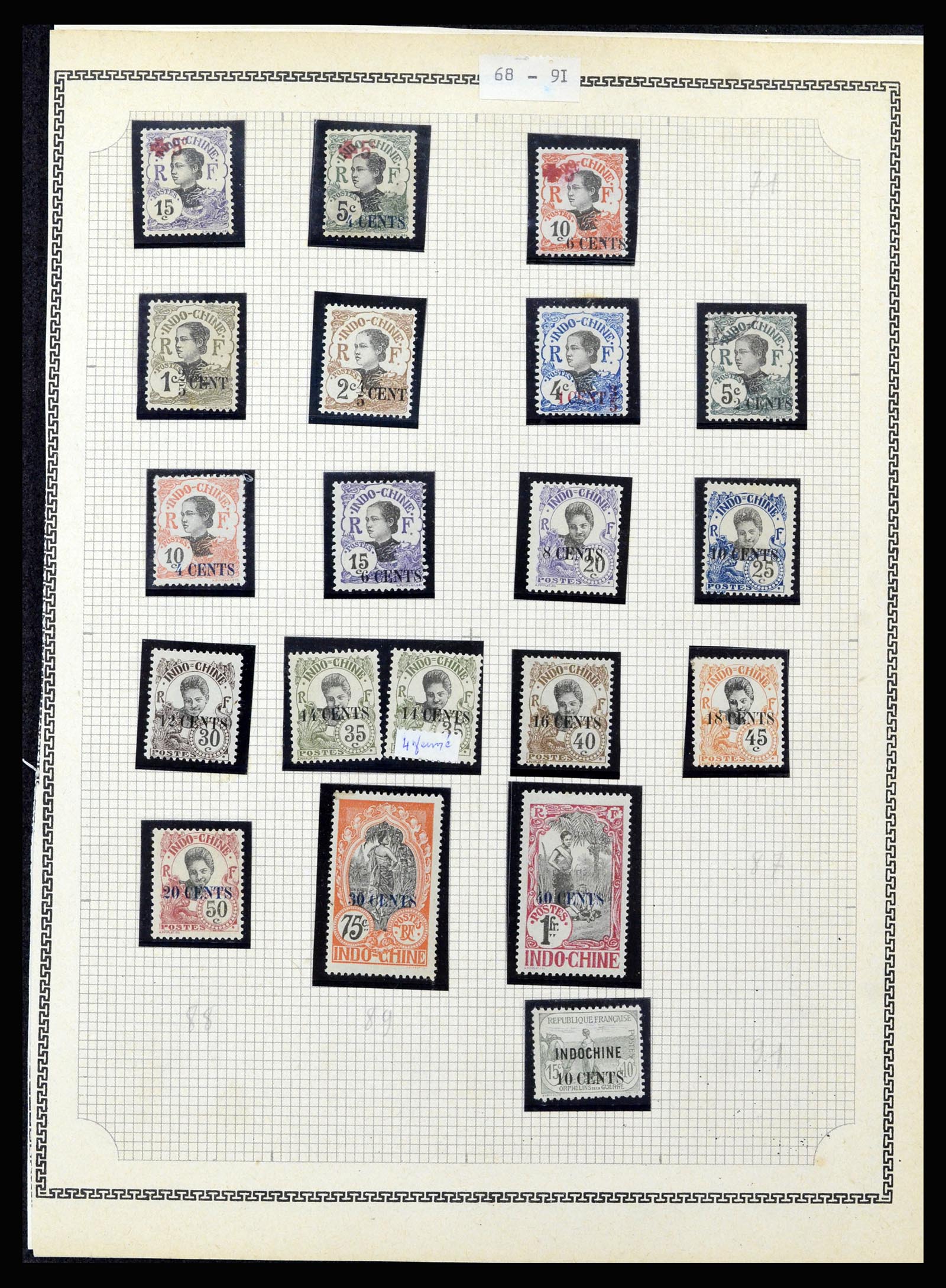 37175 151 - Postzegelverzameling 37175 Franse koloniën 1880-1974.