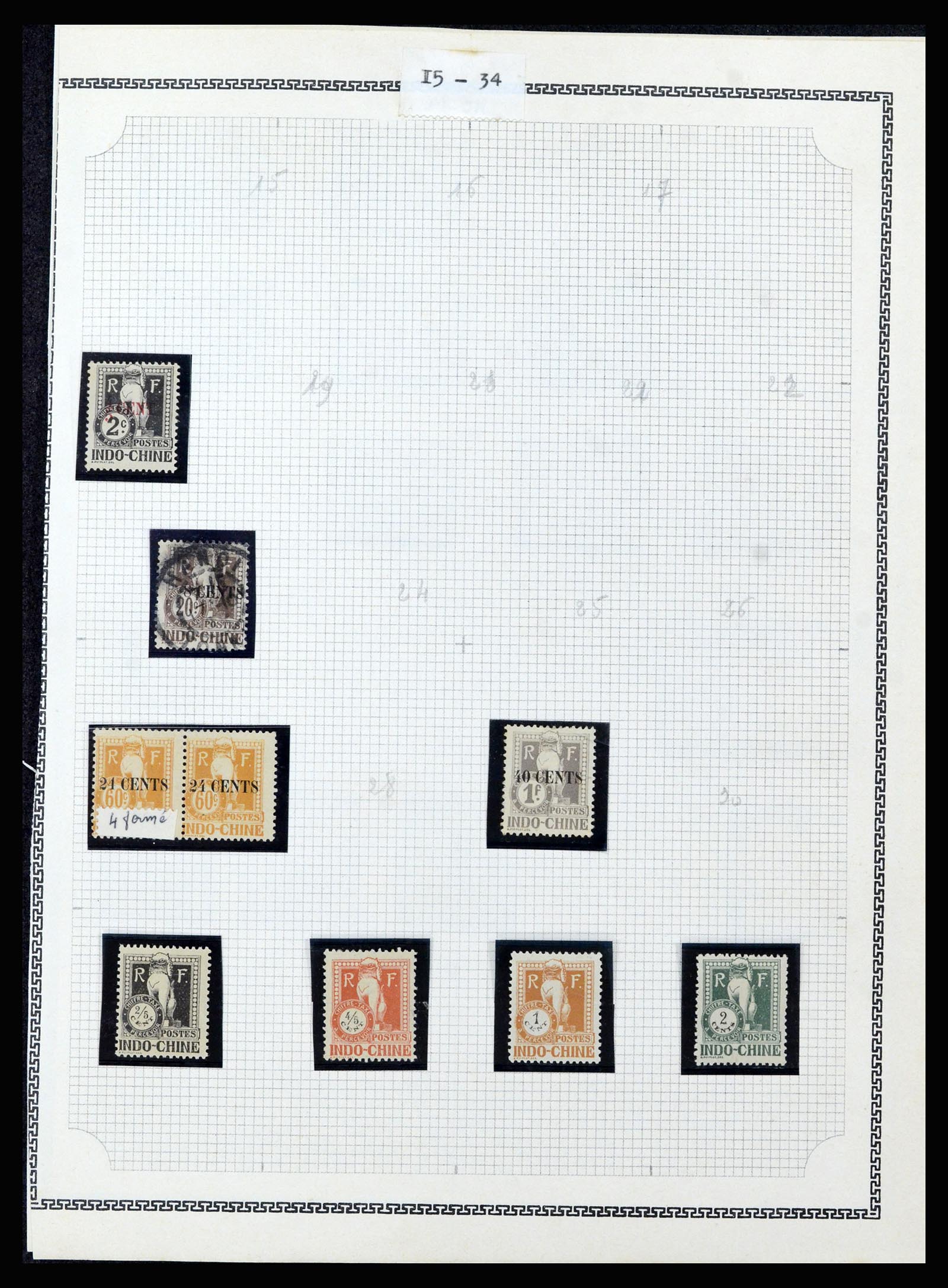 37175 152 - Postzegelverzameling 37175 Franse koloniën 1880-1974.