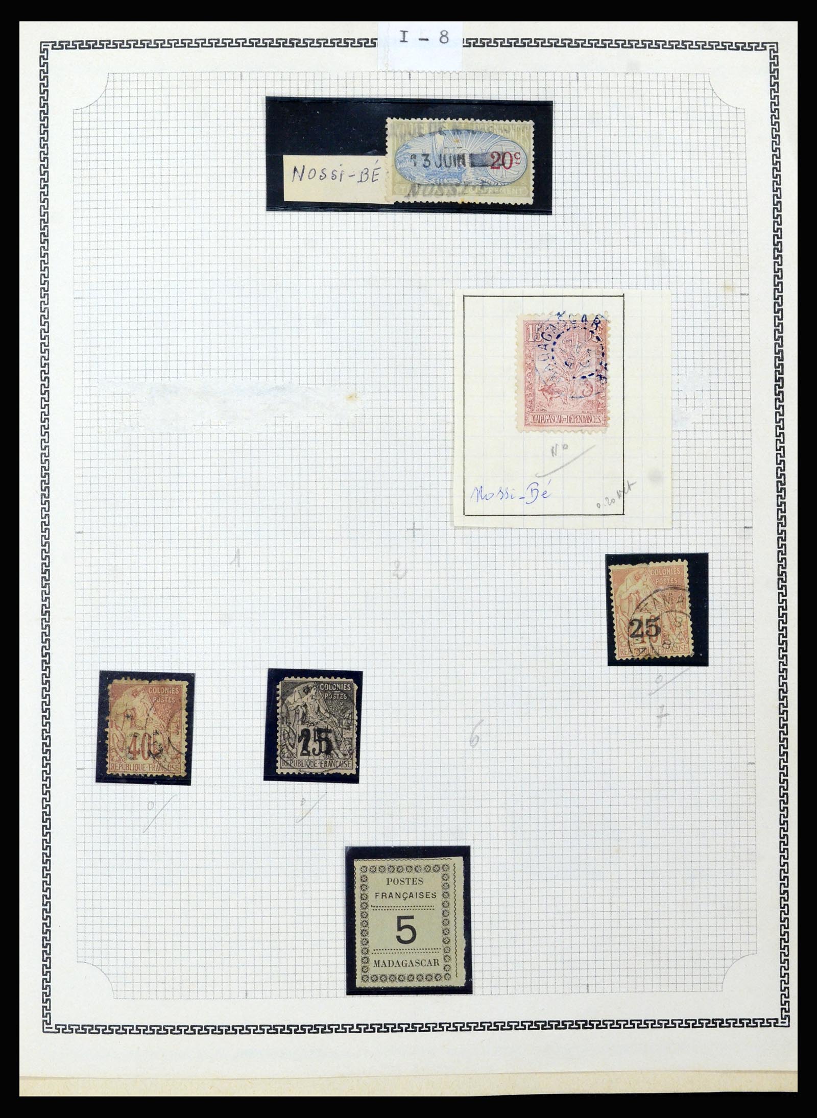 37175 158 - Postzegelverzameling 37175 Franse koloniën 1880-1974.
