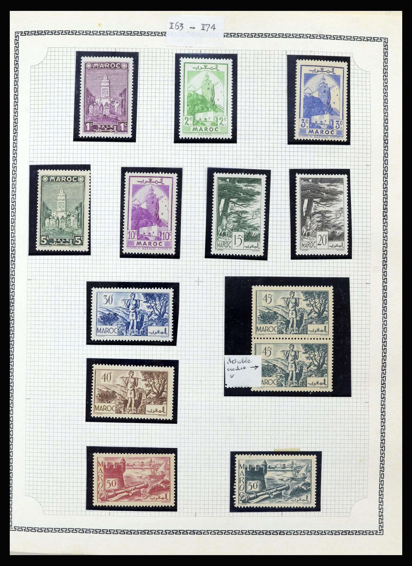 37175 206 - Postzegelverzameling 37175 Franse koloniën 1880-1974.