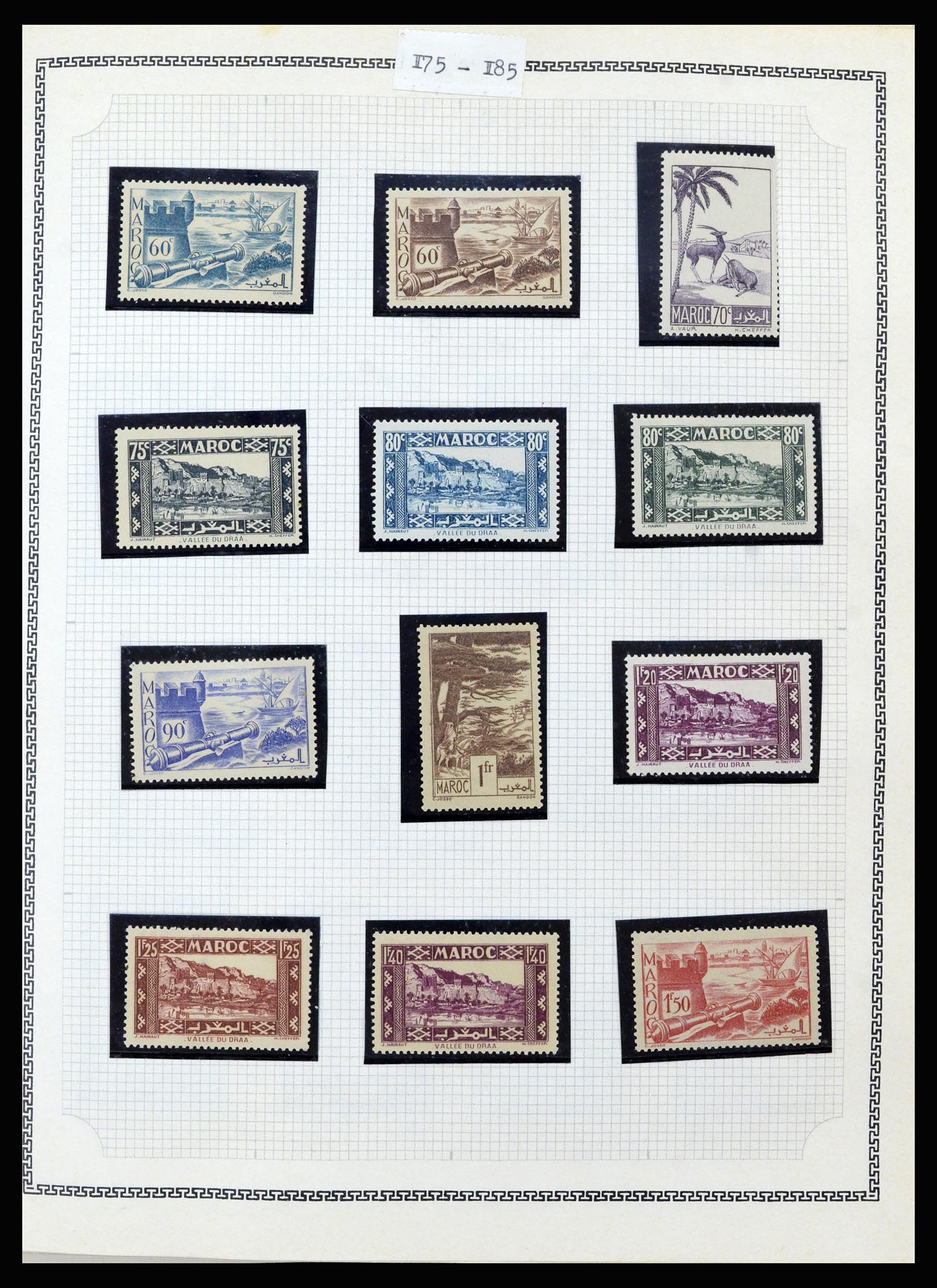 37175 207 - Postzegelverzameling 37175 Franse koloniën 1880-1974.