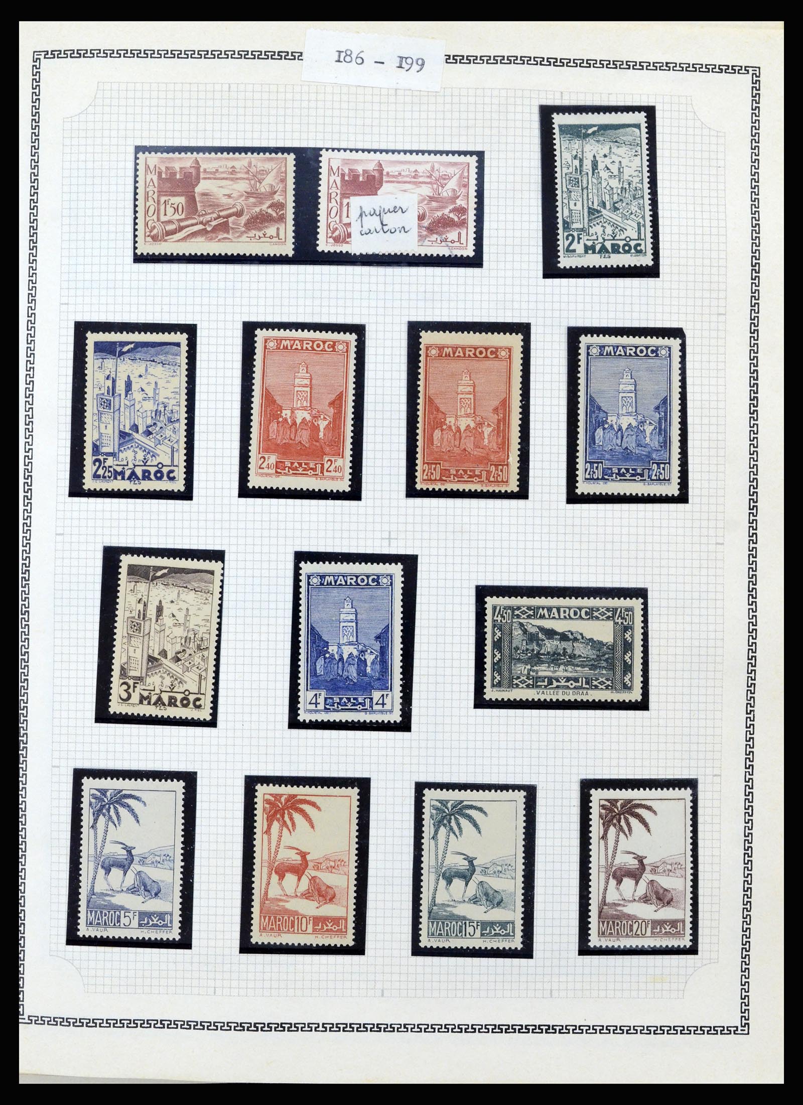 37175 208 - Postzegelverzameling 37175 Franse koloniën 1880-1974.