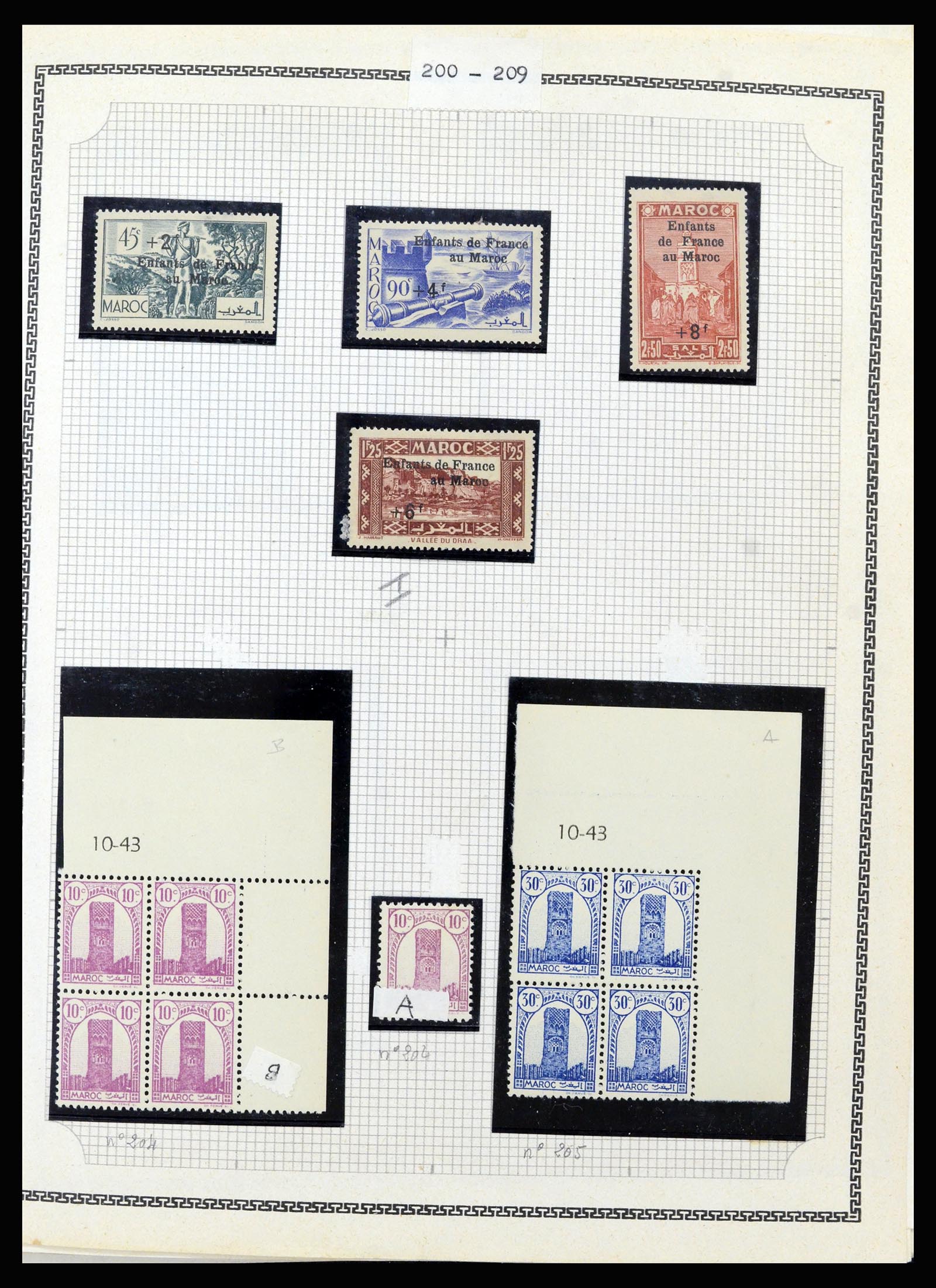 37175 209 - Postzegelverzameling 37175 Franse koloniën 1880-1974.