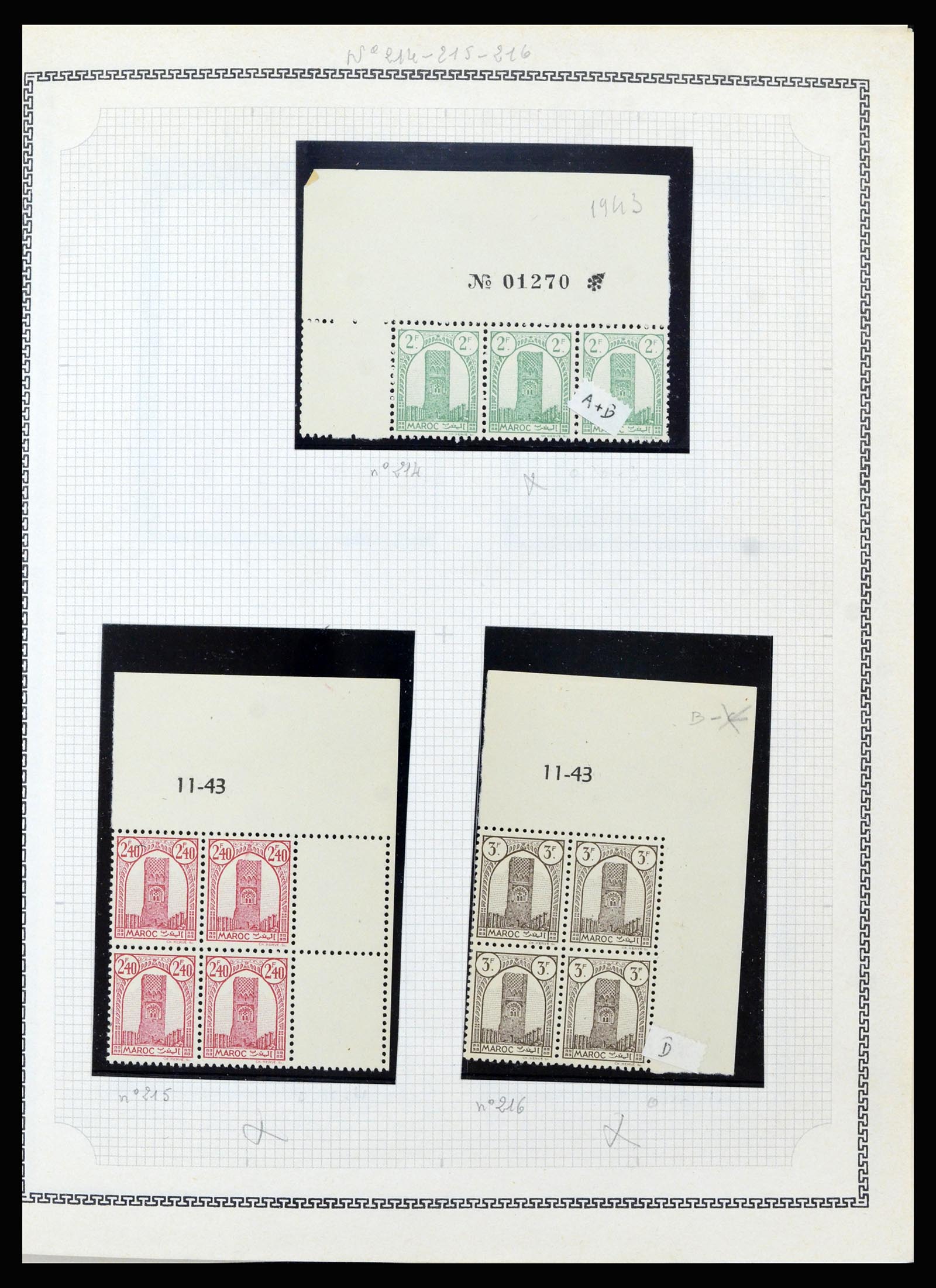 37175 214 - Postzegelverzameling 37175 Franse koloniën 1880-1974.