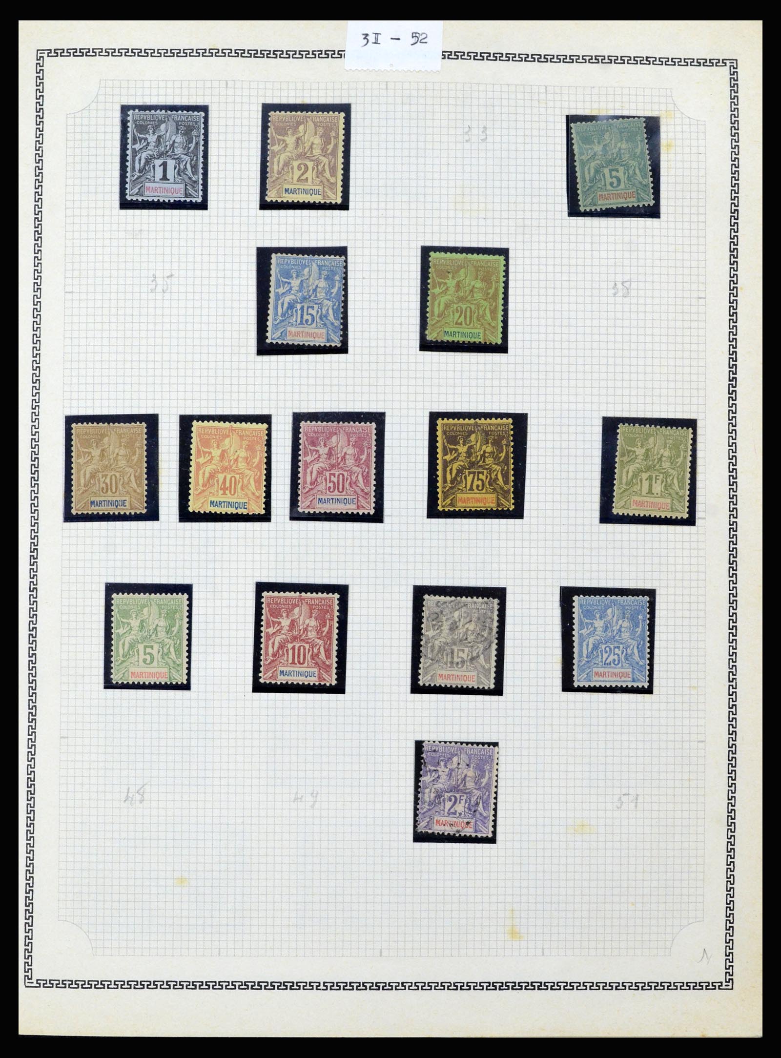 37175 252 - Postzegelverzameling 37175 Franse koloniën 1880-1974.