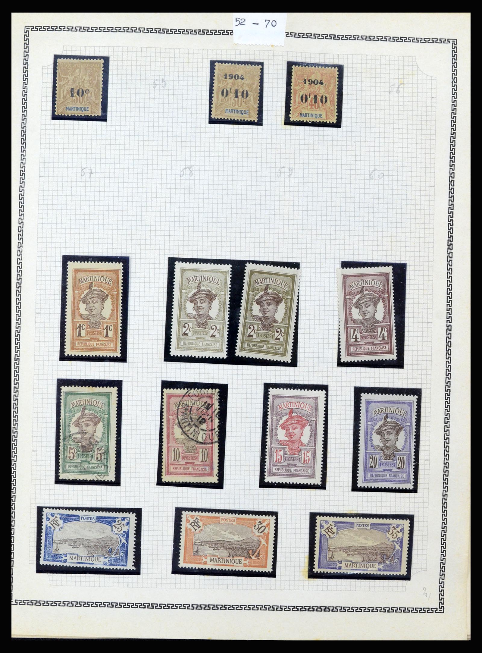 37175 253 - Postzegelverzameling 37175 Franse koloniën 1880-1974.