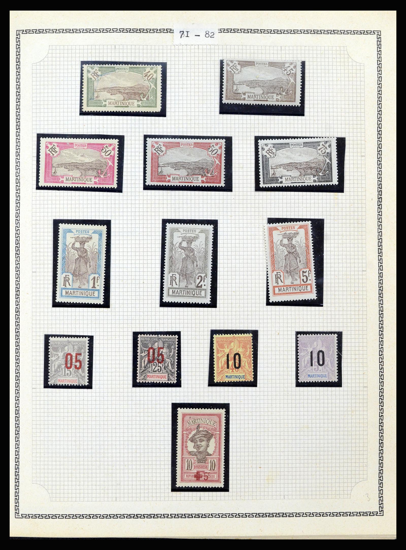 37175 254 - Postzegelverzameling 37175 Franse koloniën 1880-1974.