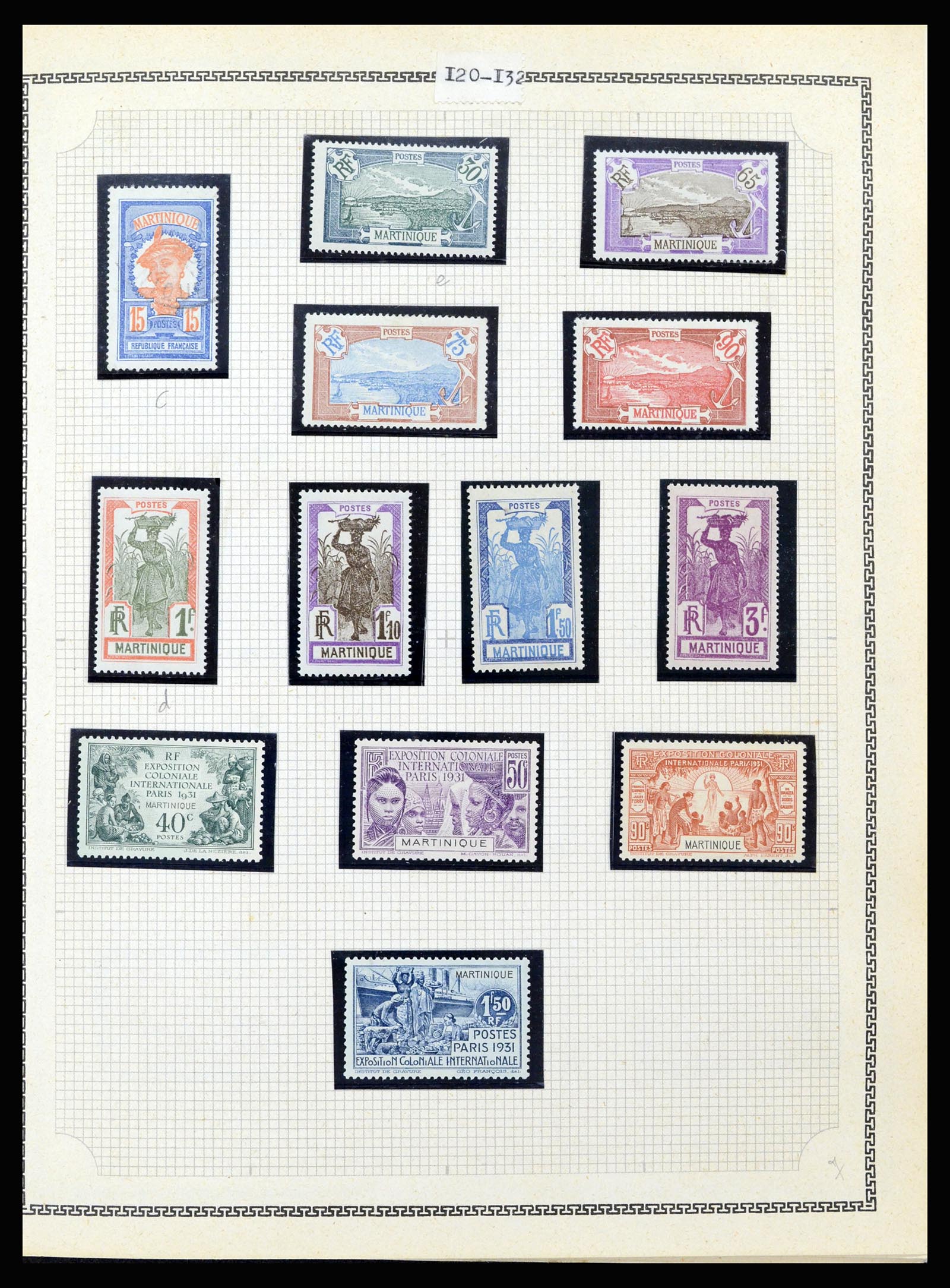 37175 258 - Postzegelverzameling 37175 Franse koloniën 1880-1974.
